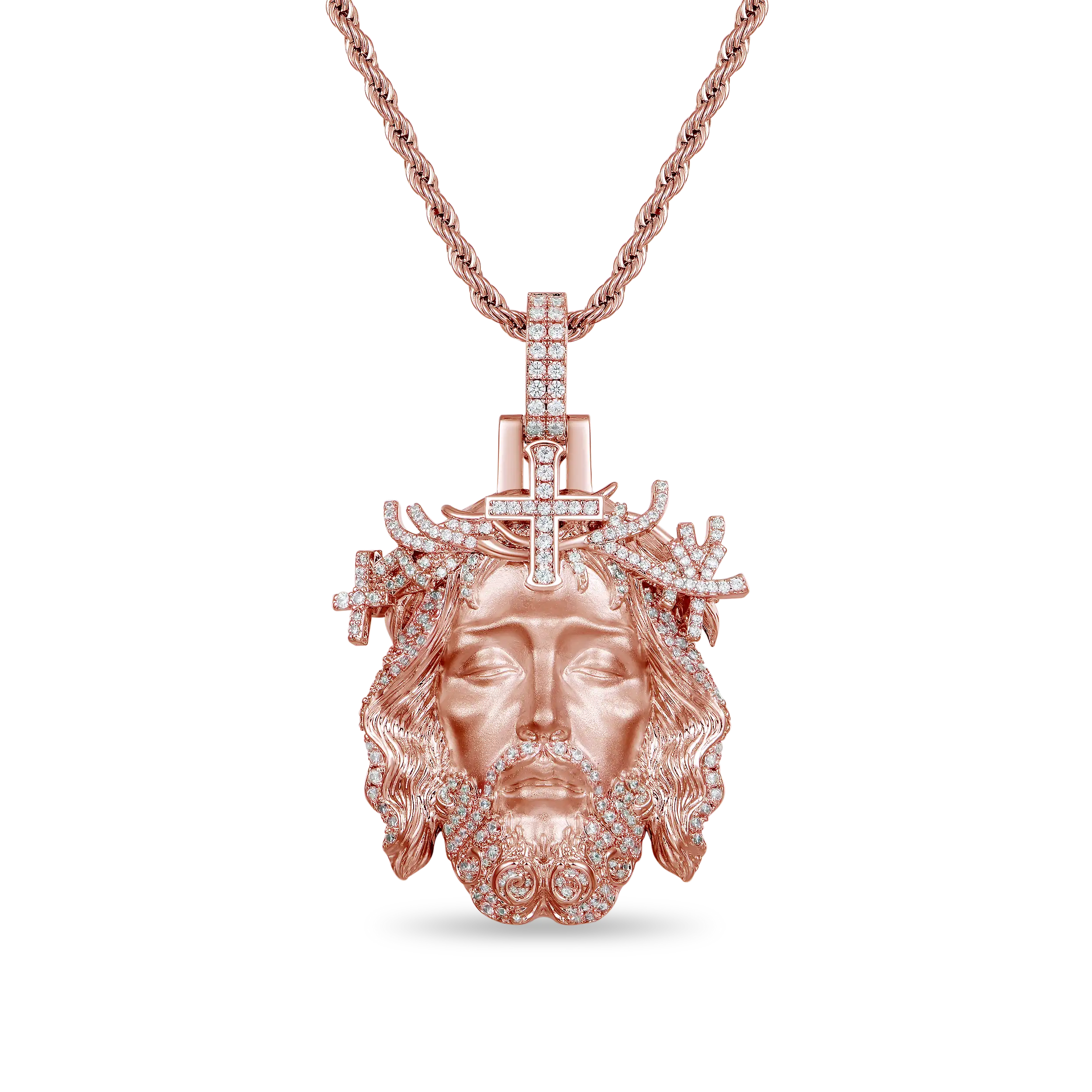 Jesus Piece Iced Pendant - Image 11