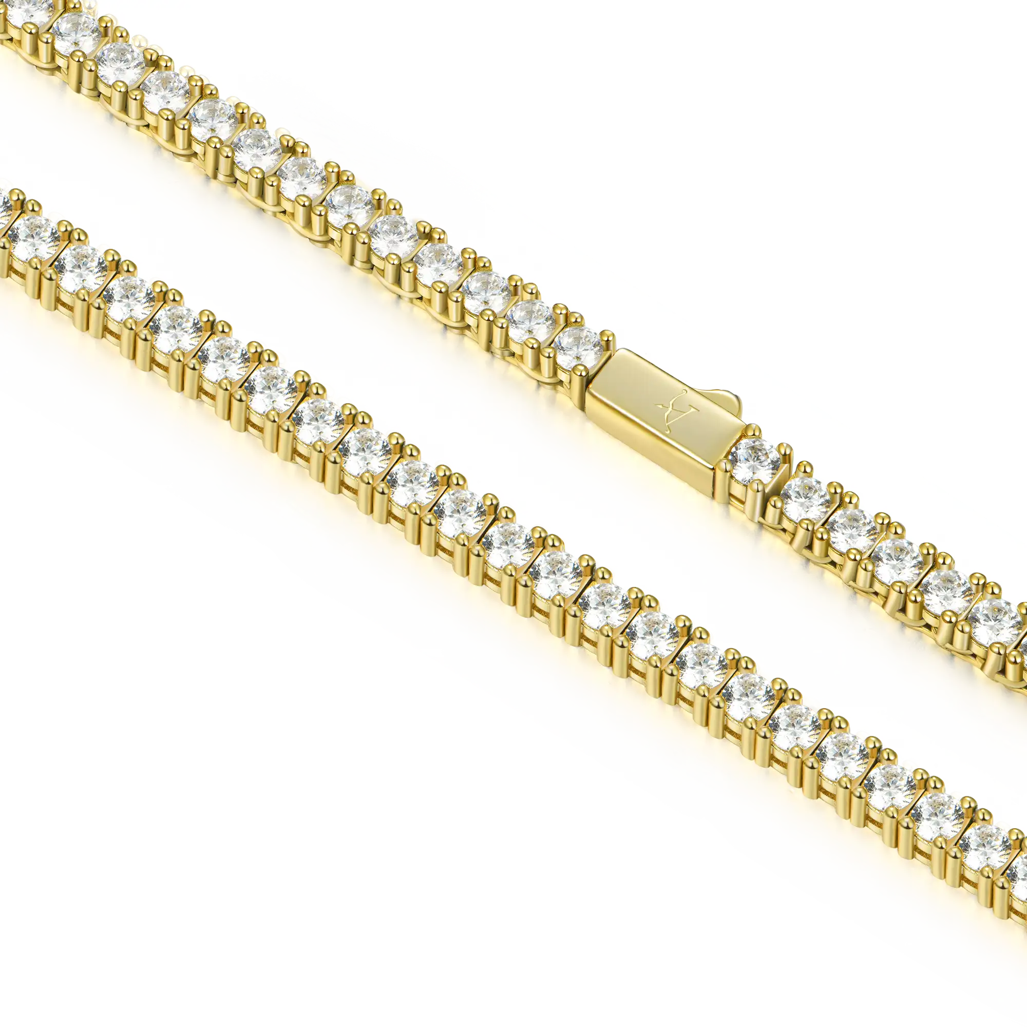 Youth Iced Tennis Chain - 3mm - Image 9