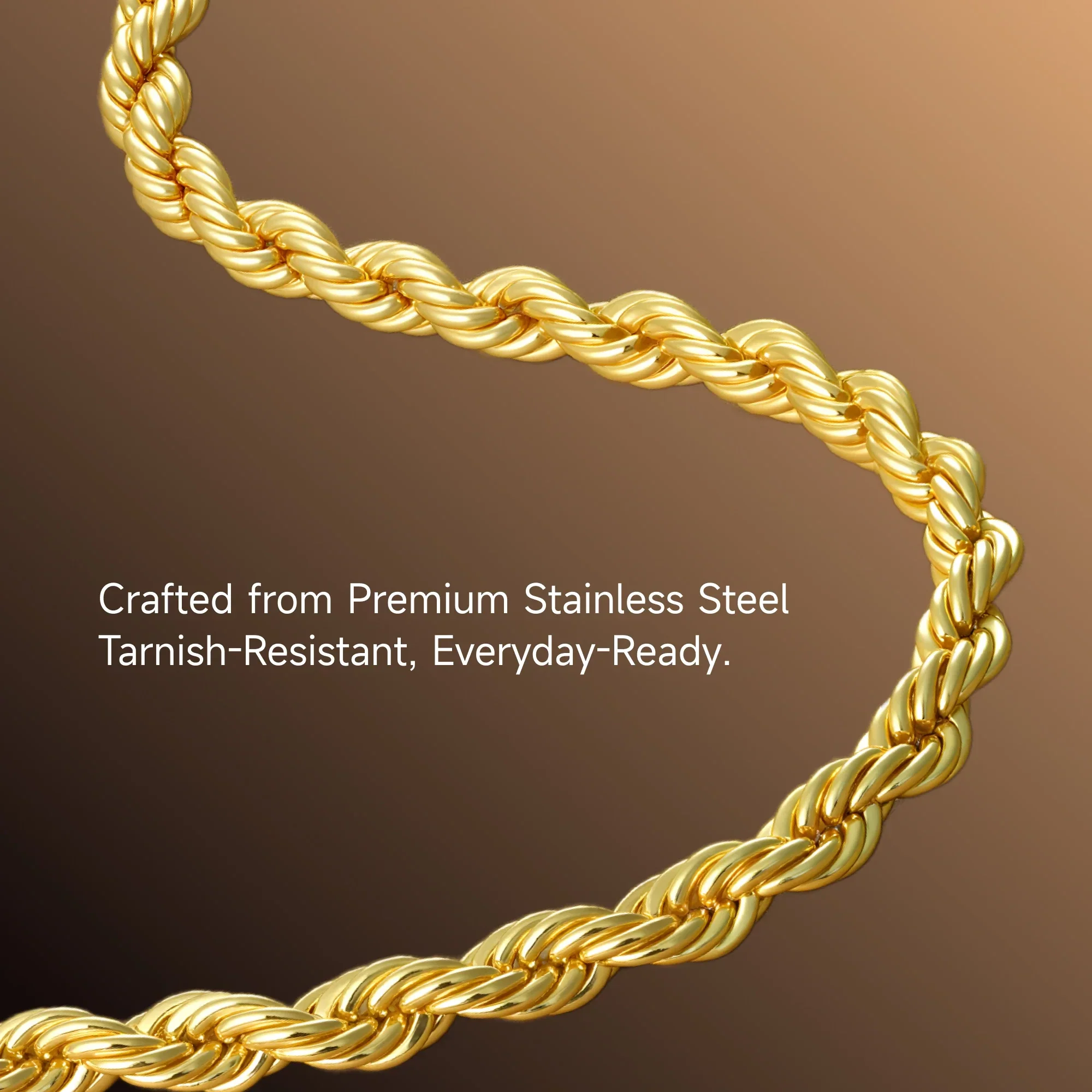 Layered Rope & Cuban Chain Set - Image 3