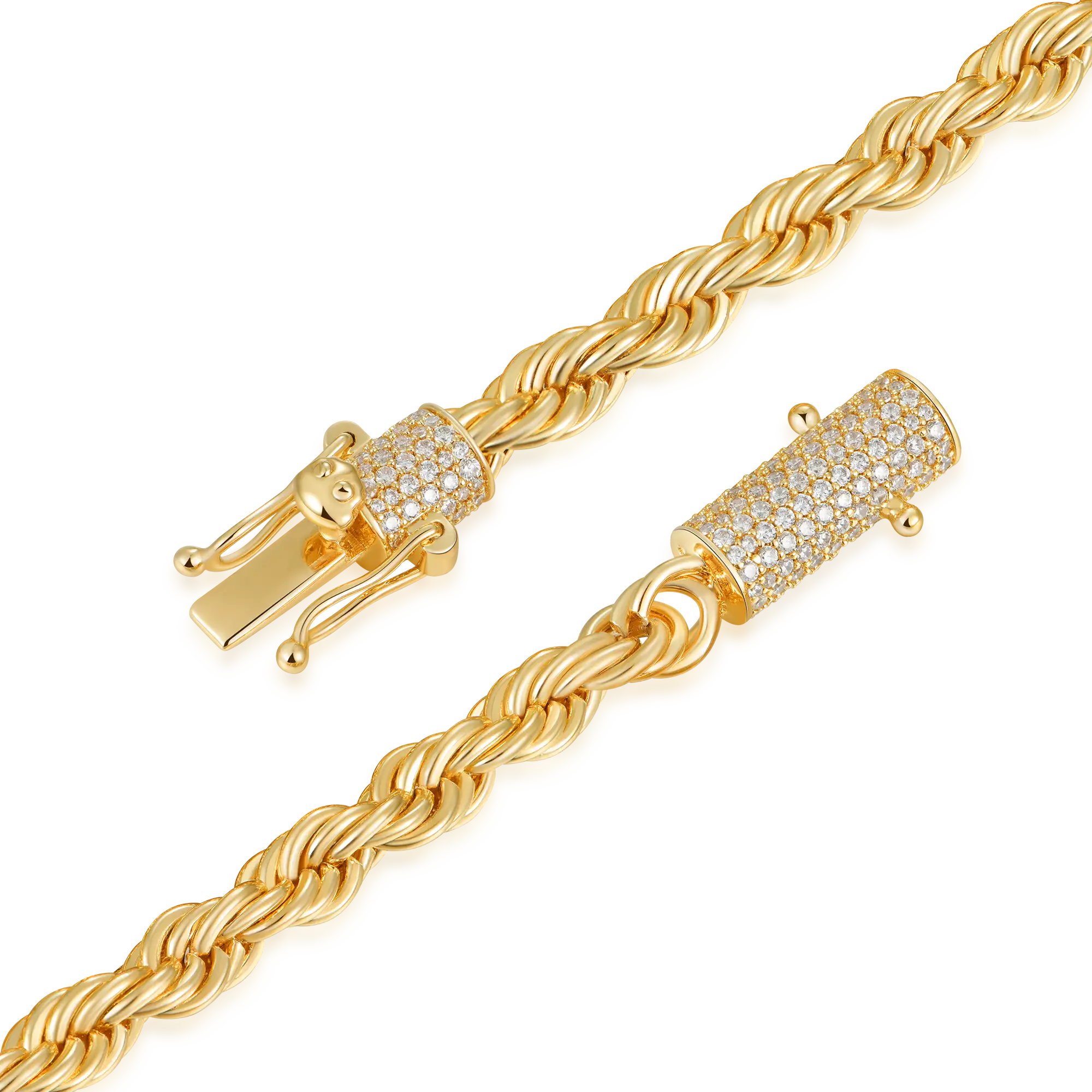 Layered Rope & Cuban Chain Set - Image 4