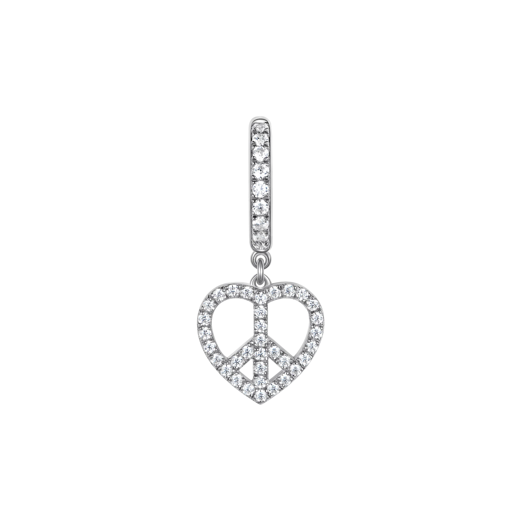 S925 APORRO X JHF Peace & Love Dangly Earrings-Pair - Image 13