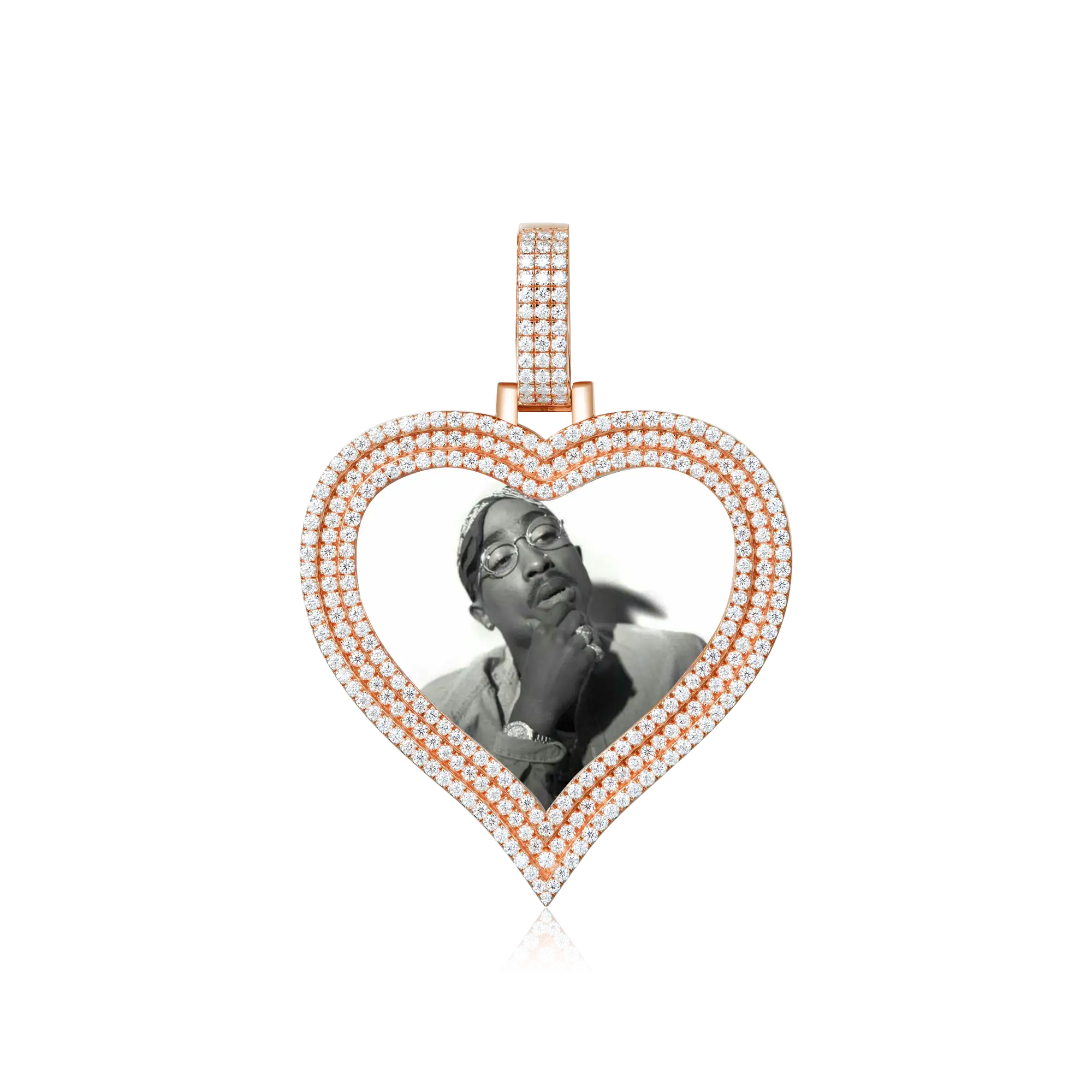 Love Photo Frame Pendant - 51mm - Image 4