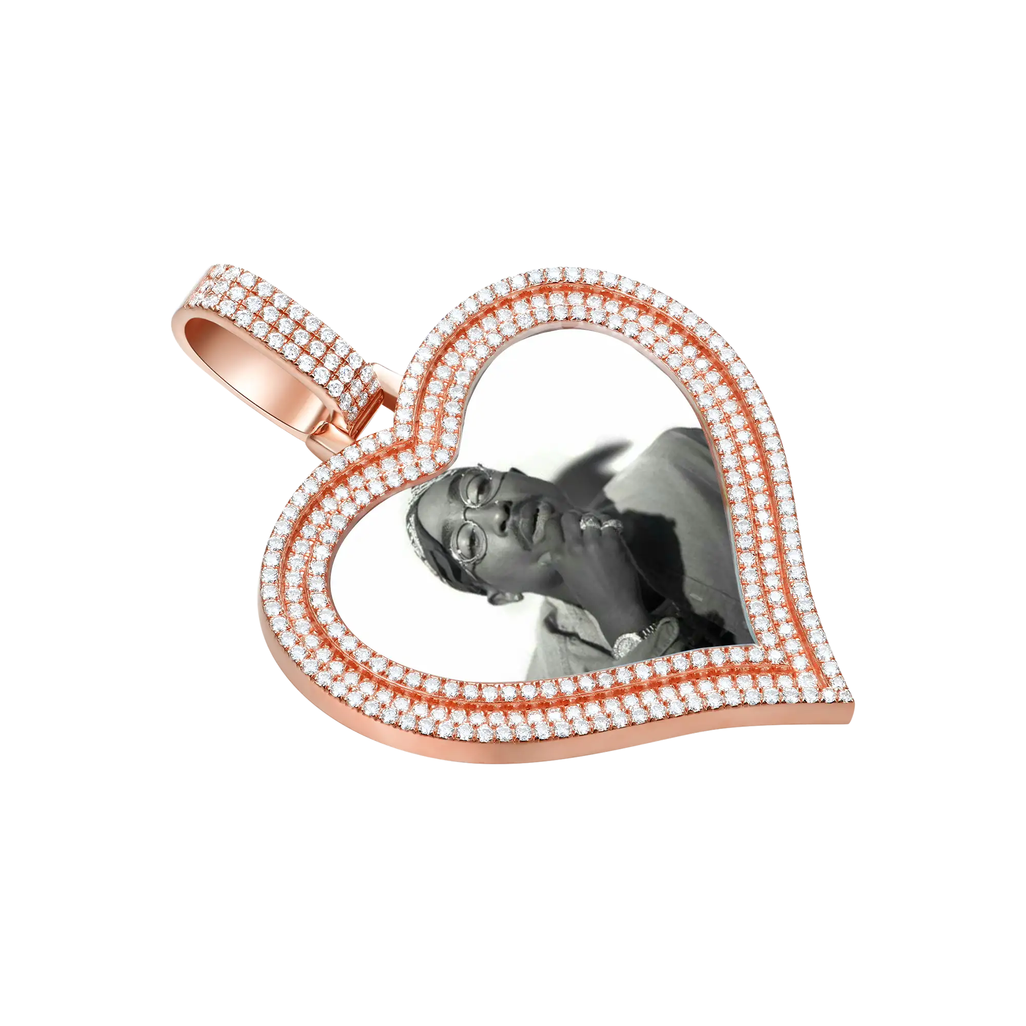 Love Photo Frame Pendant - 51mm - Image 5