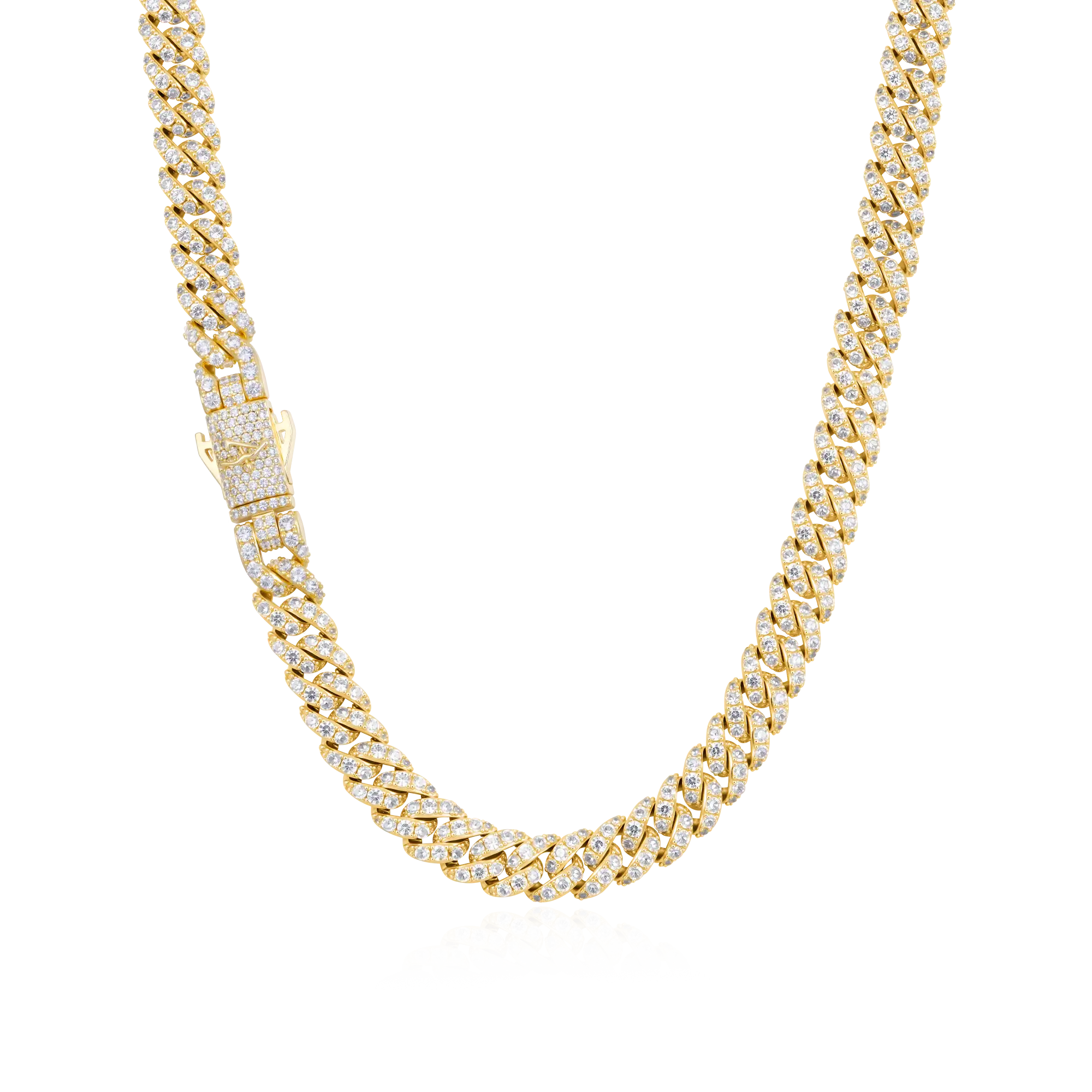 Round Cut Cuban Link Chain - 8mm - Image 7