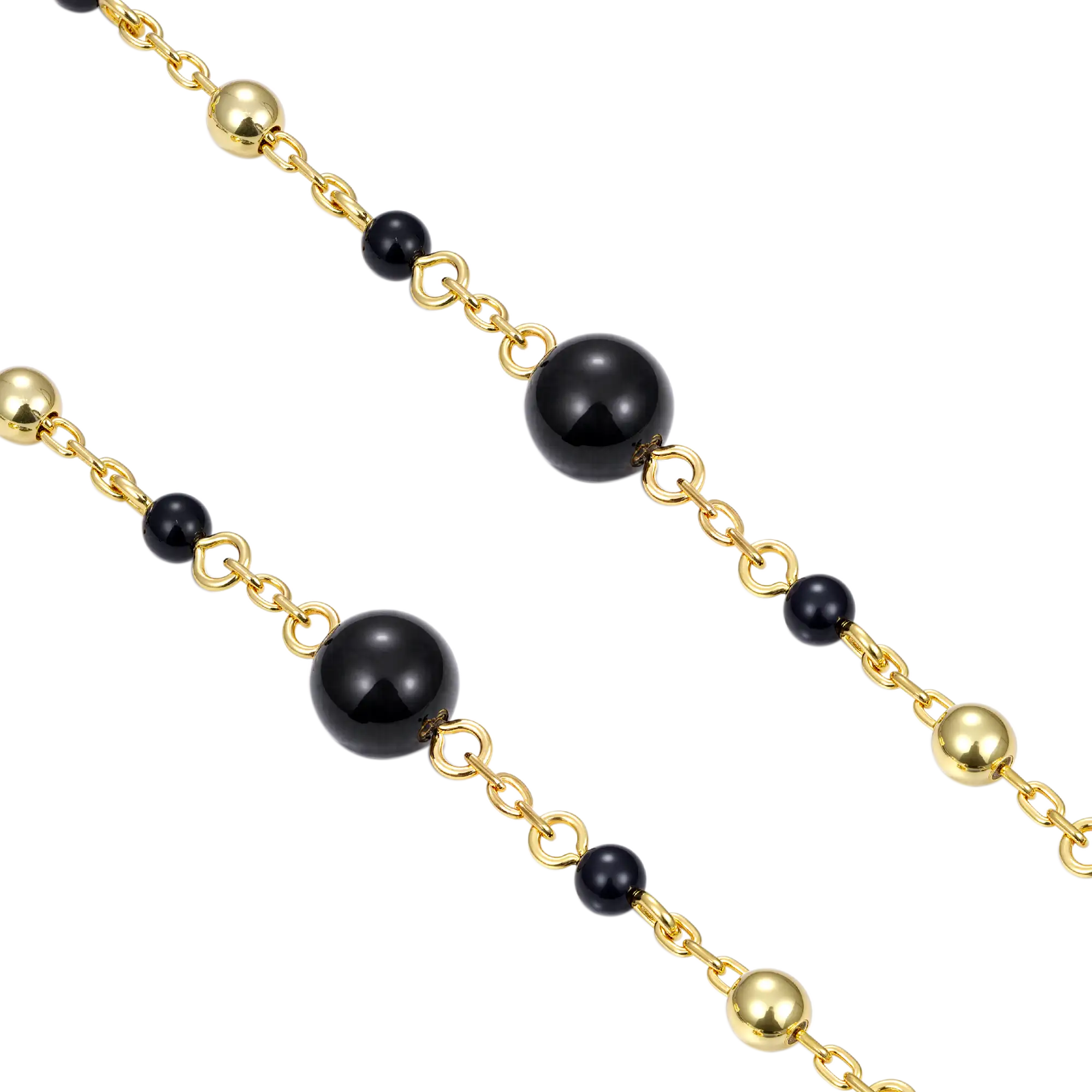 Midnight Pearl Virgin Mary Rosary Necklace - Image 5