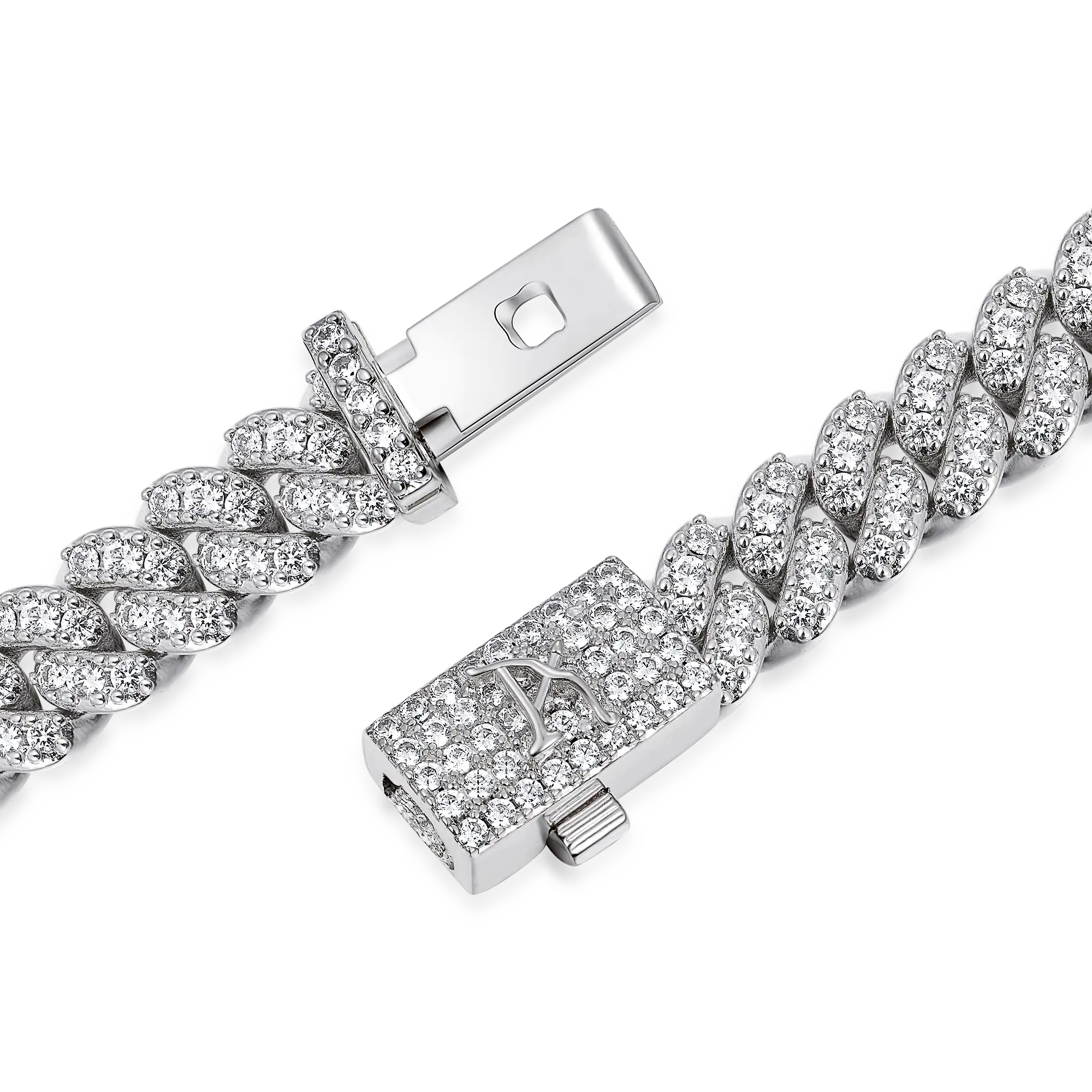 Round Cut Cuban Link Bracelet - 6mm - Image 8