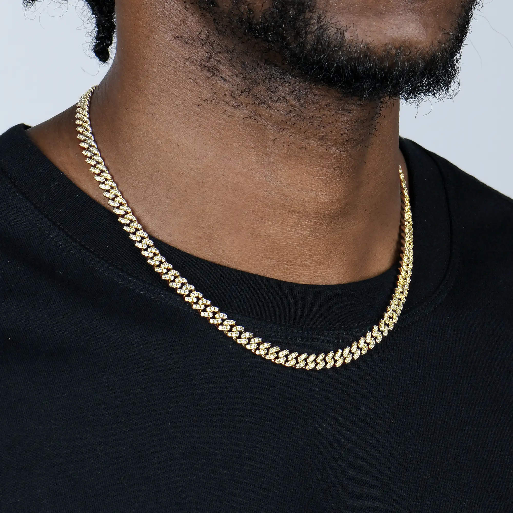 Round Cut Cuban Link Chain - 6mm - Image 7