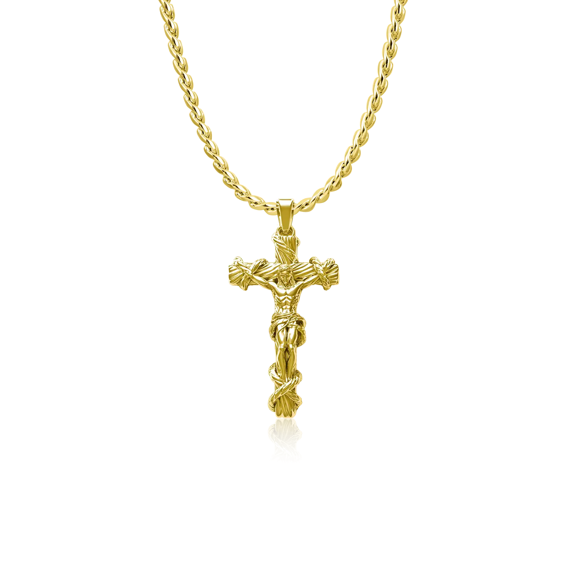 Modern Essentials Divine Cross Pendant & Chain Set - Image 3