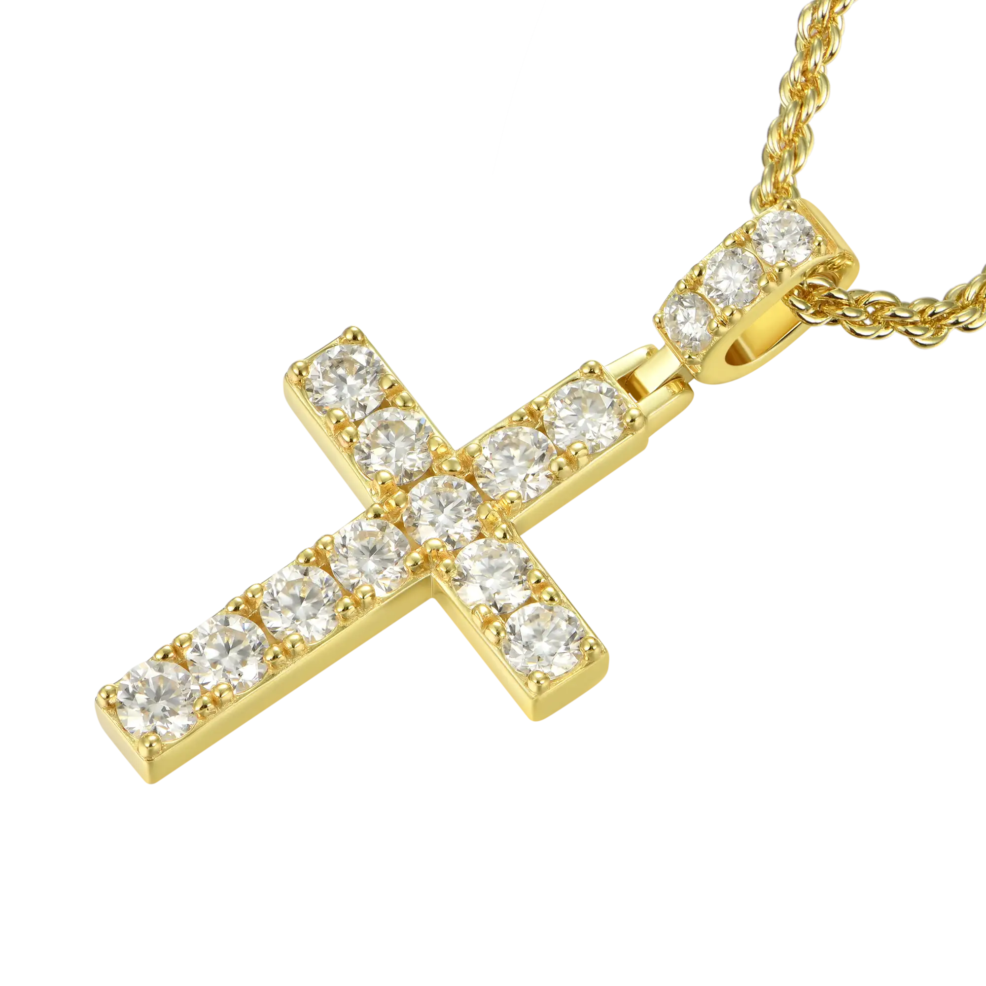 Modern Essentials Tennis Cross Pendant & Chain Set - Image 10