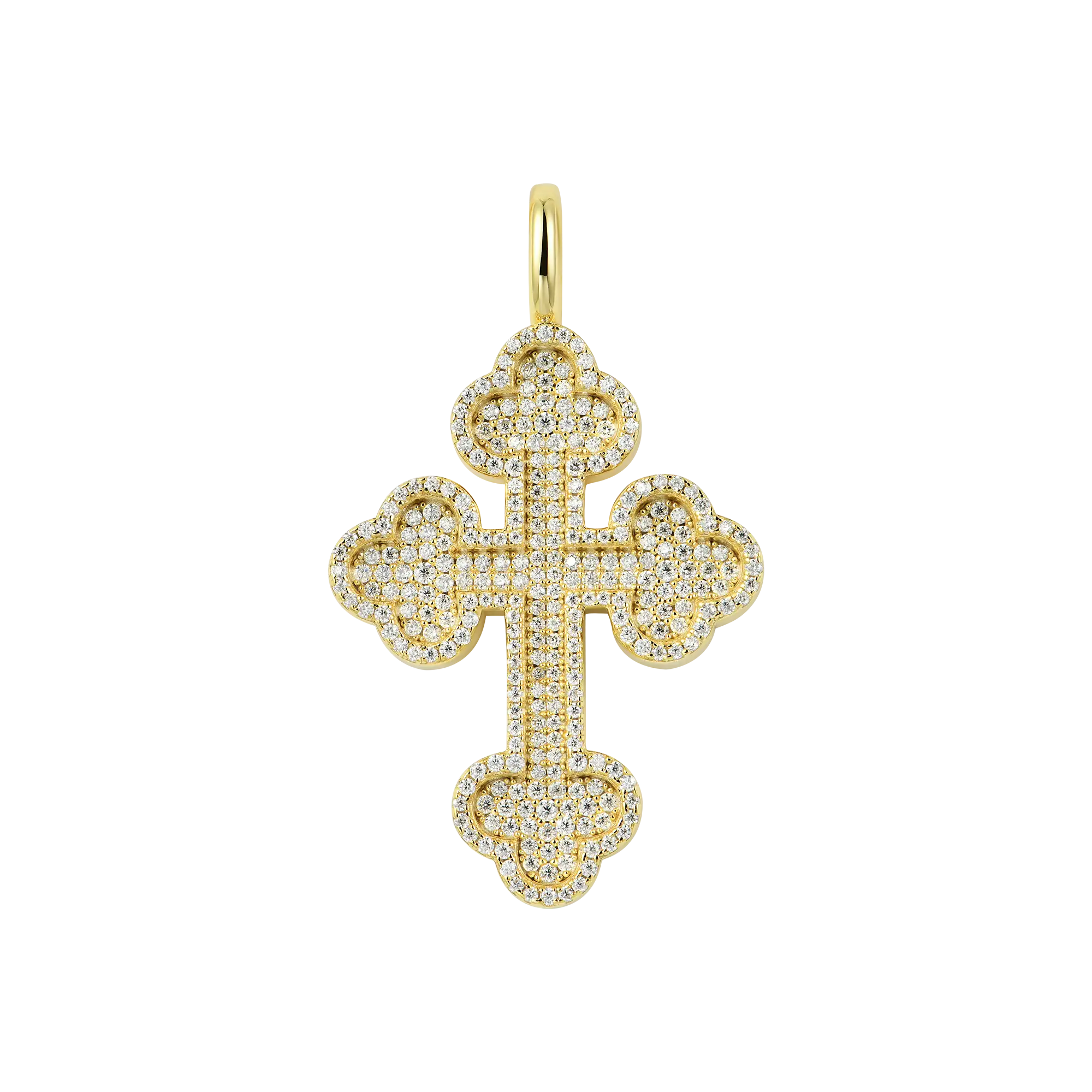 Double-Layered Bottoni Cross Pendant - Image 10