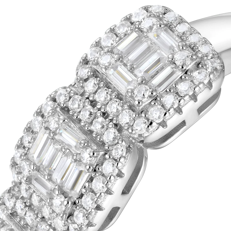 Moissanite Halo Ring - 9.5mm - Image 2