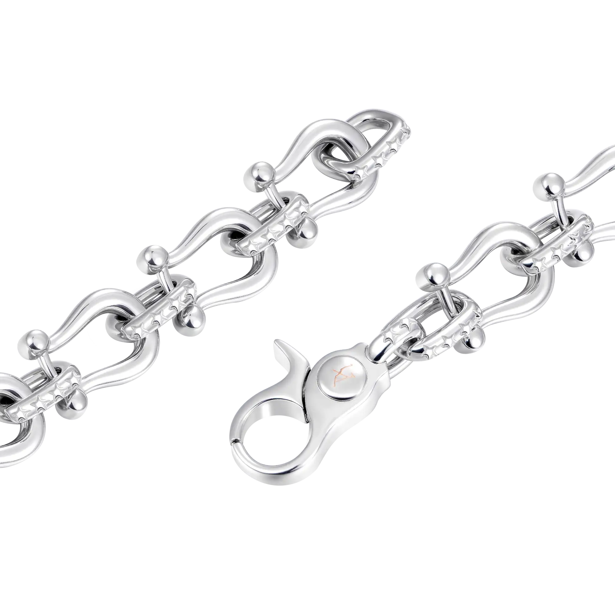 Moissanite Horseshoe Fortune Crypto Necklace - Image 5