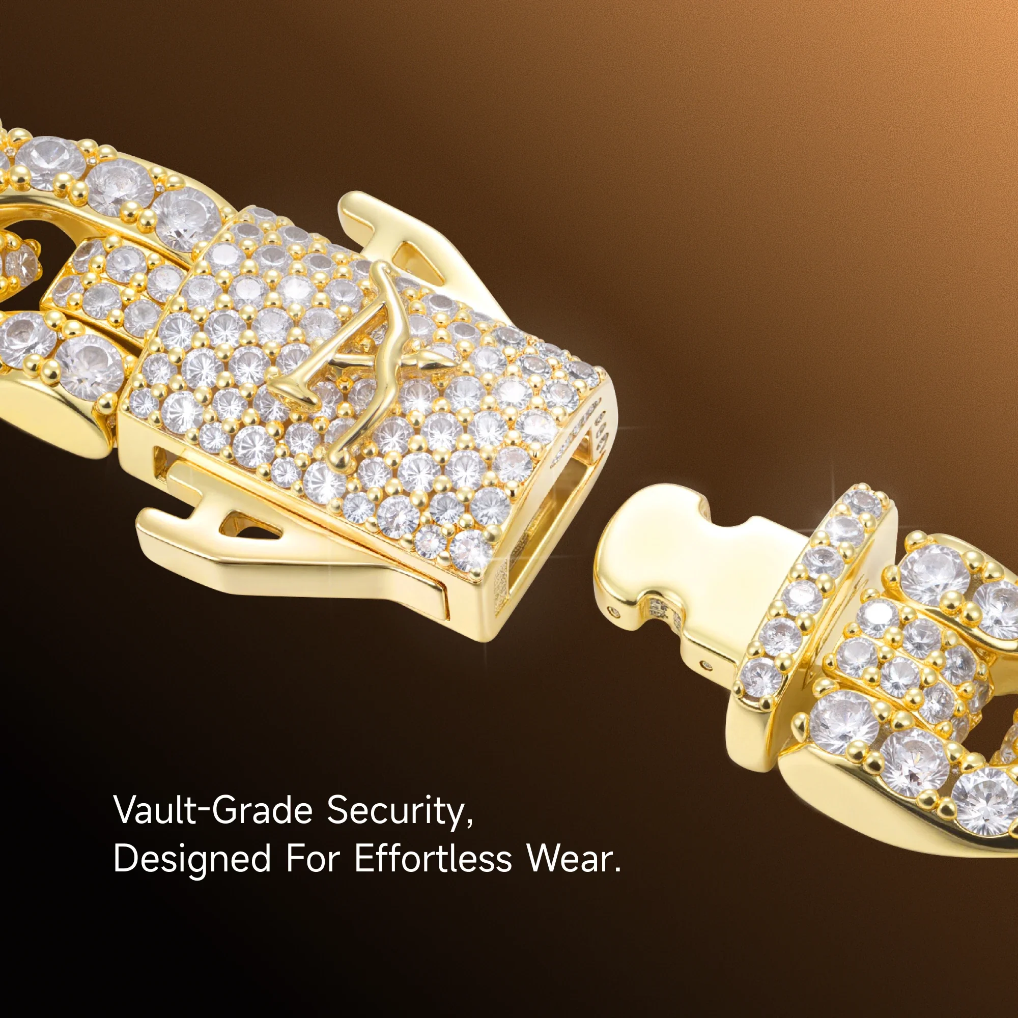 Round Cut Cuban Link Bracelet - 8mm - Image 8