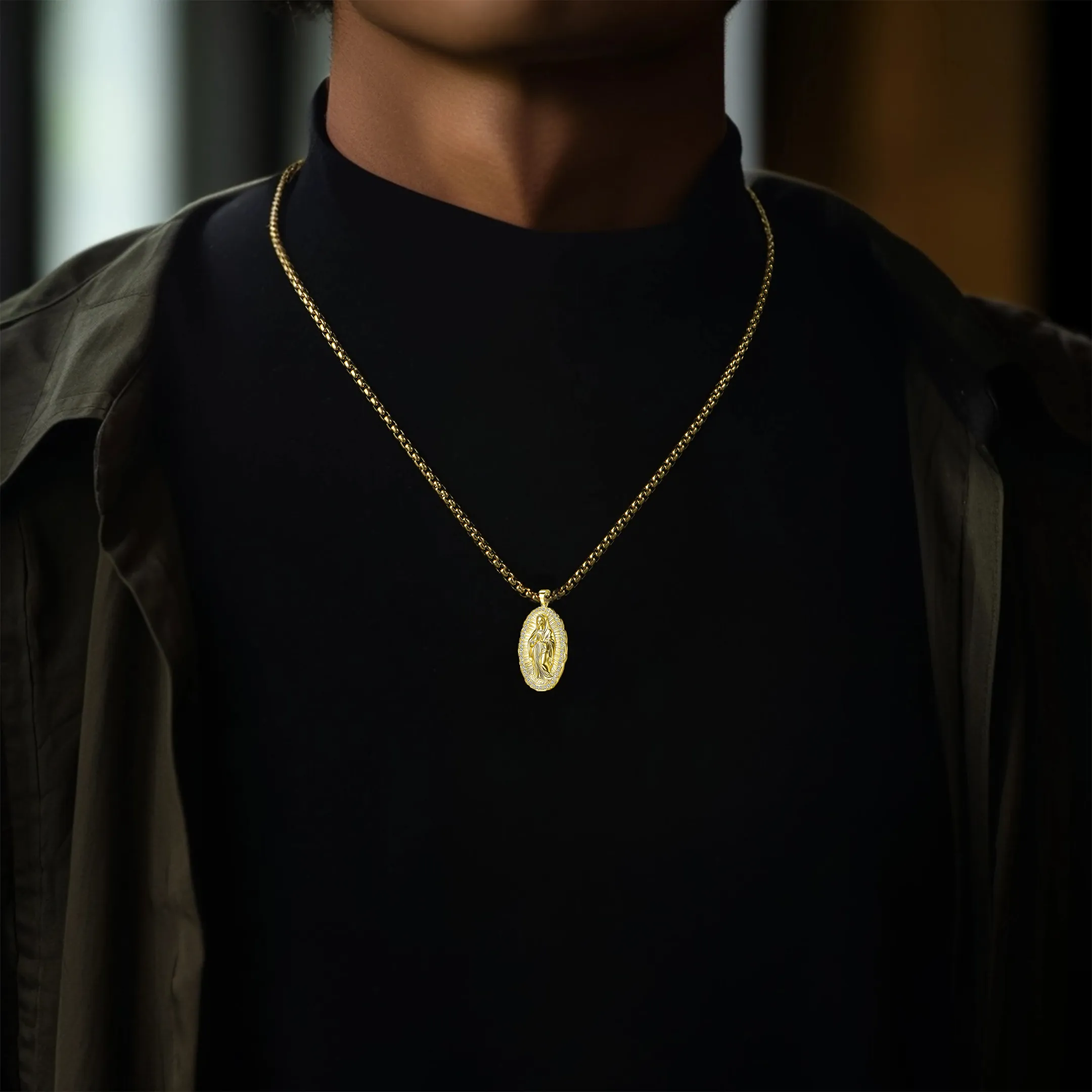 Saint Mary Icon Pendant - Image 2