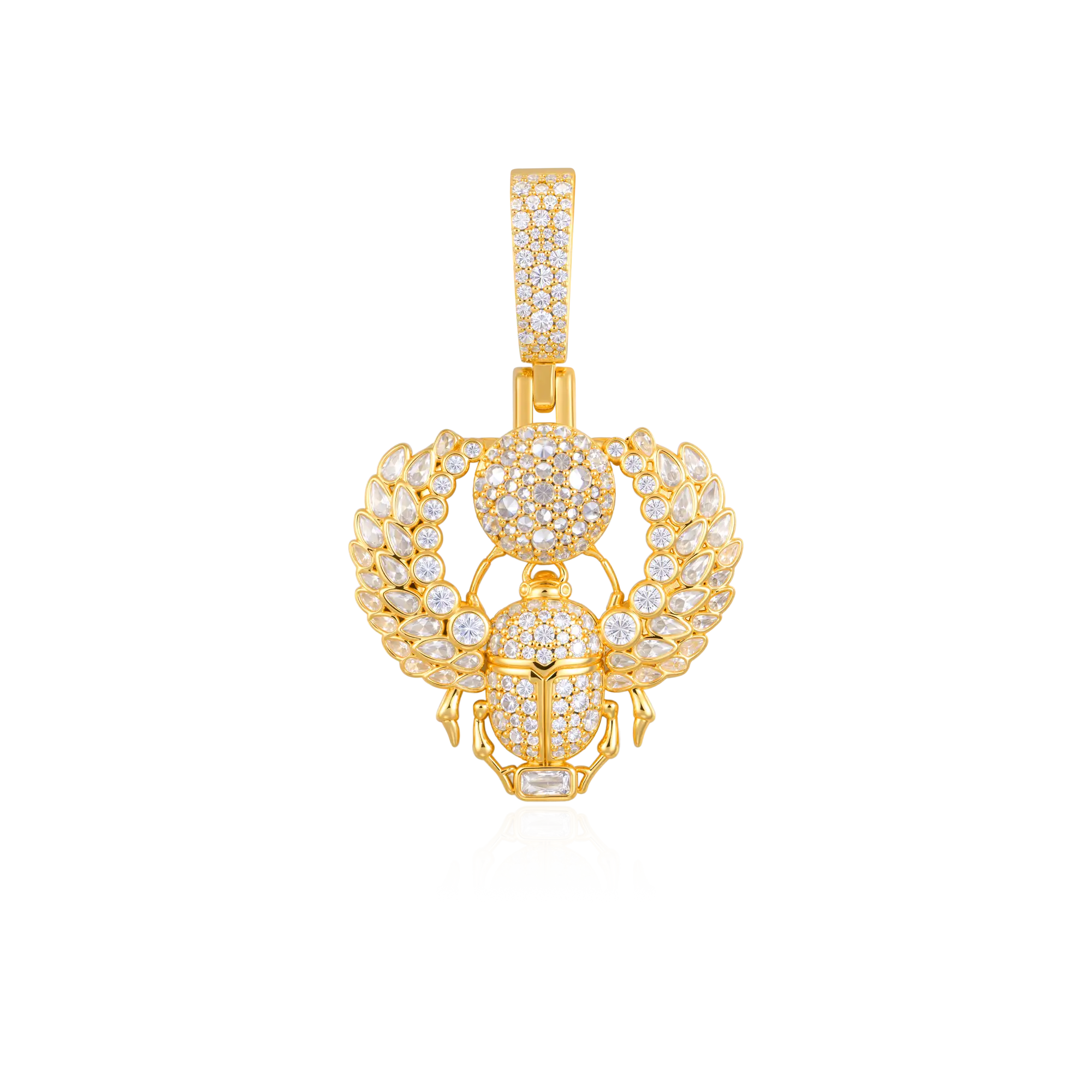 Multi-Cut Mosaic Scarab Pendant - Image 5