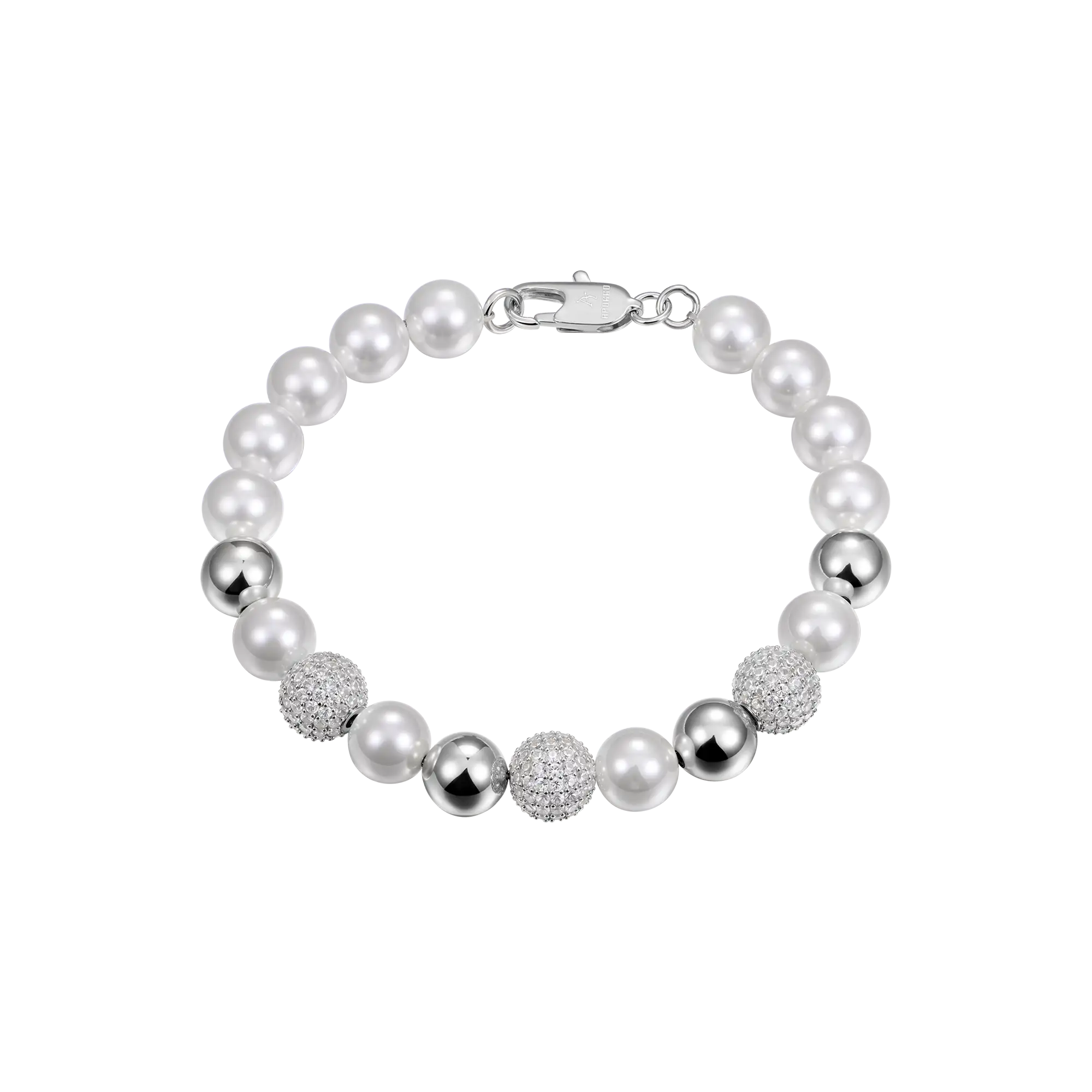 Pearl & Cuban Bracelet Set - Image 12