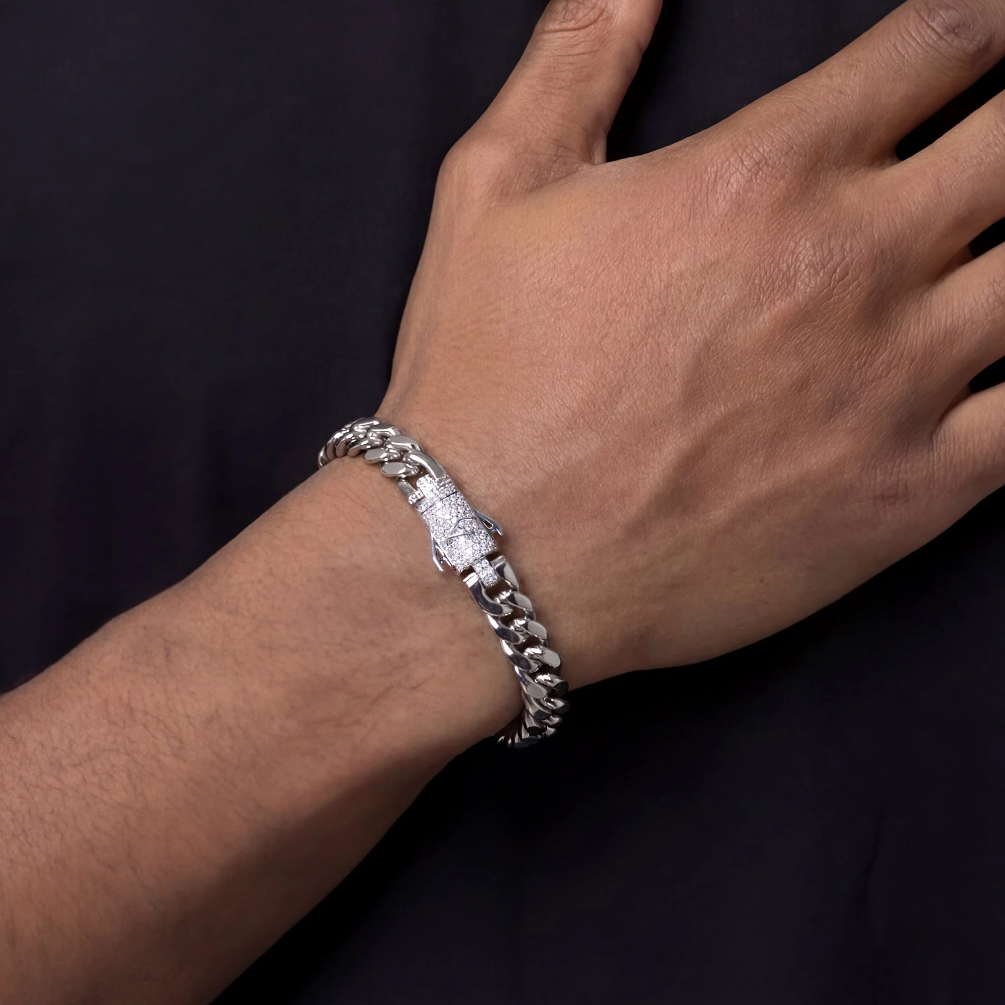 Cuban Bracelet - 8mm - Image 6