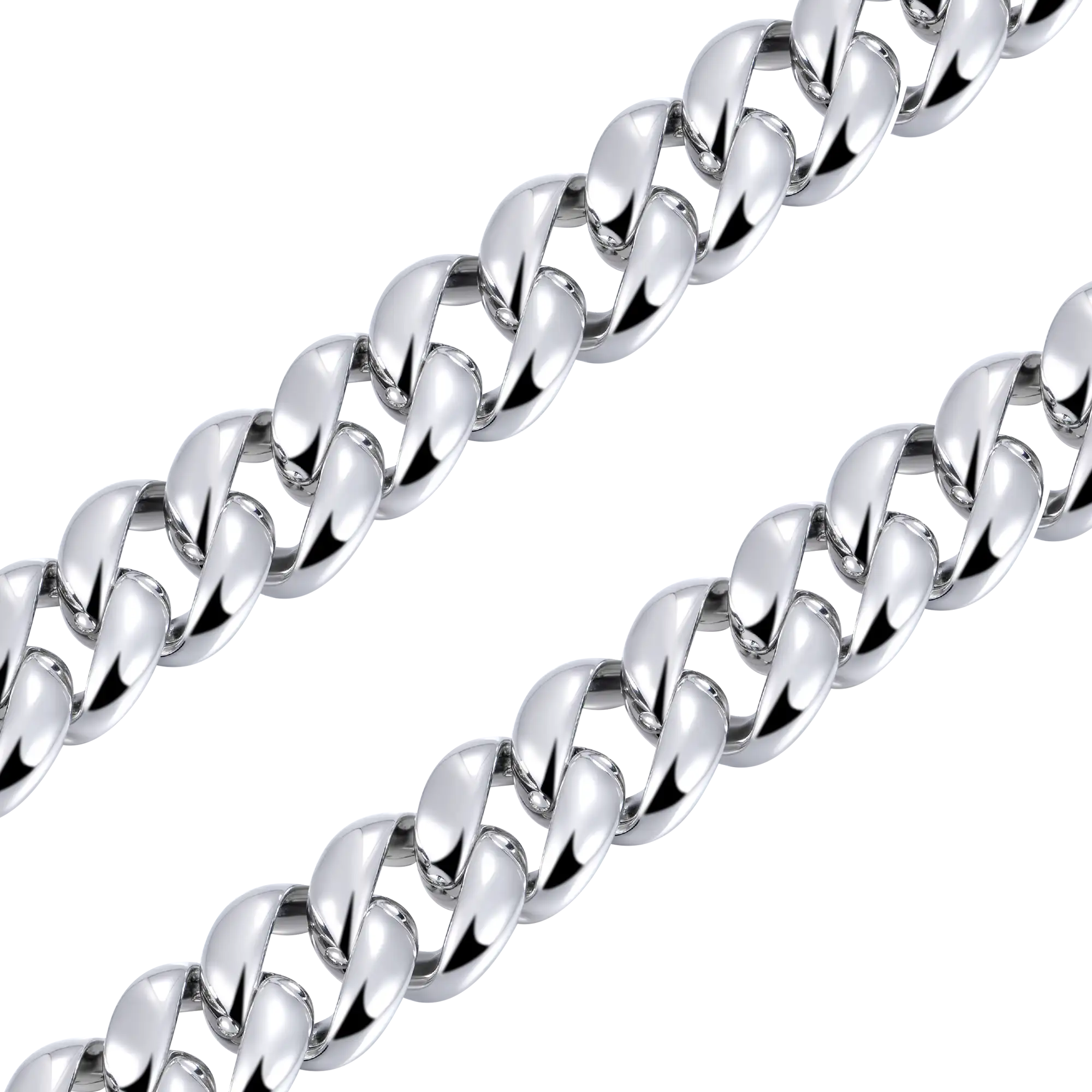 Moissanite Cuban Link Chain - 12mm - Image 7