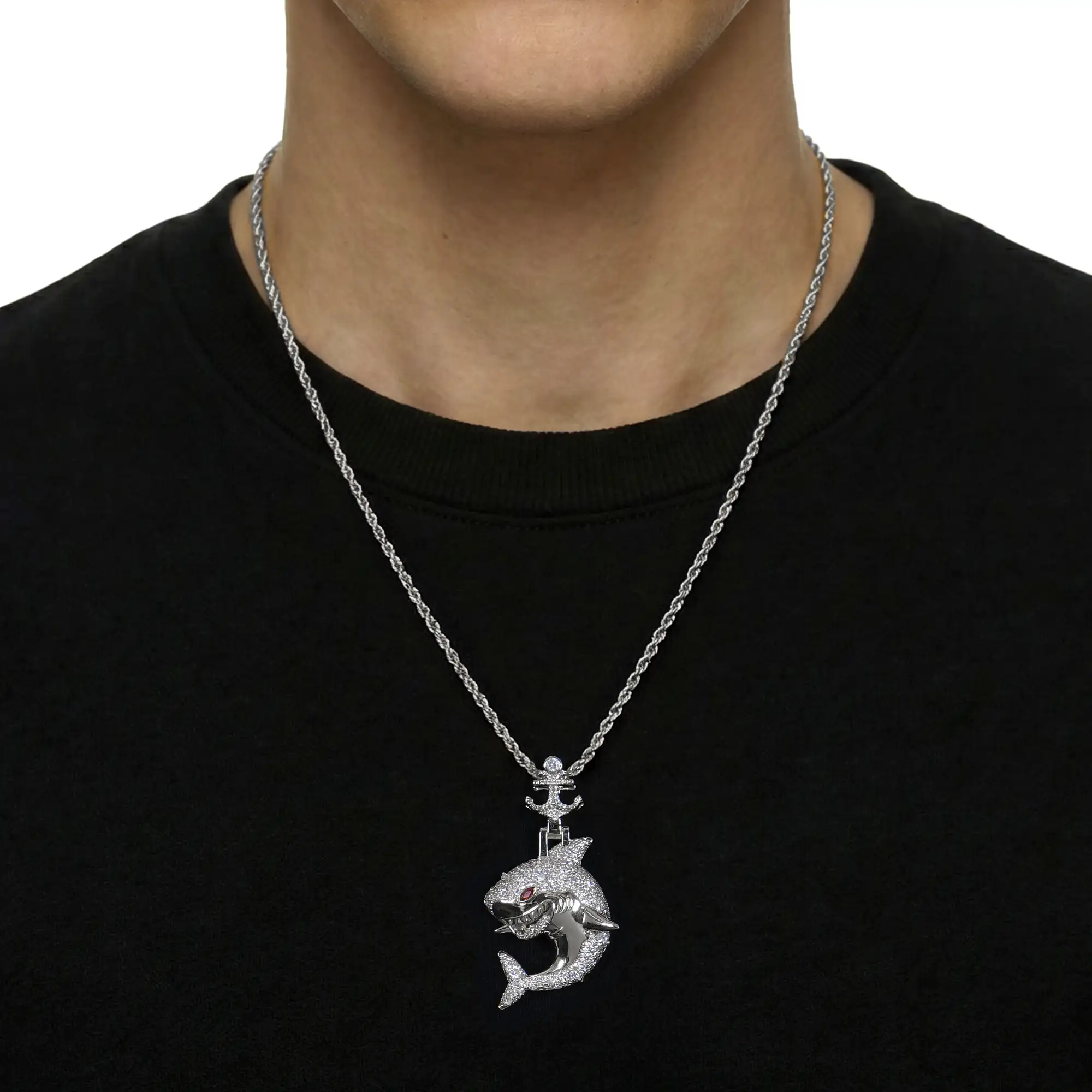Predator Anchor Shark Pendant - Image 3