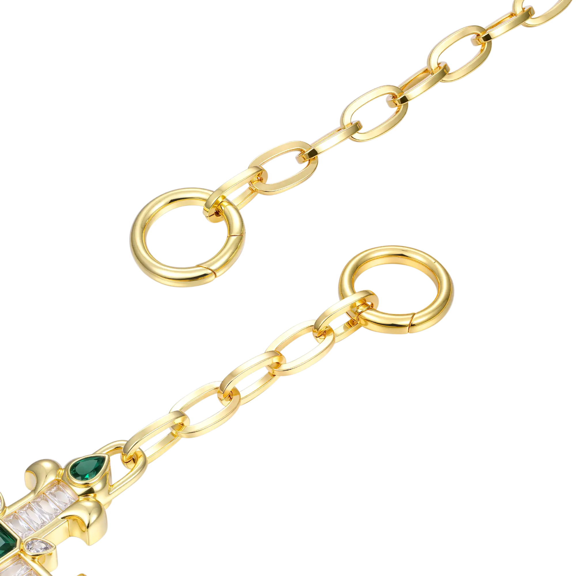 Radiant Cross Double-Layer Wallet Chain - Image 5