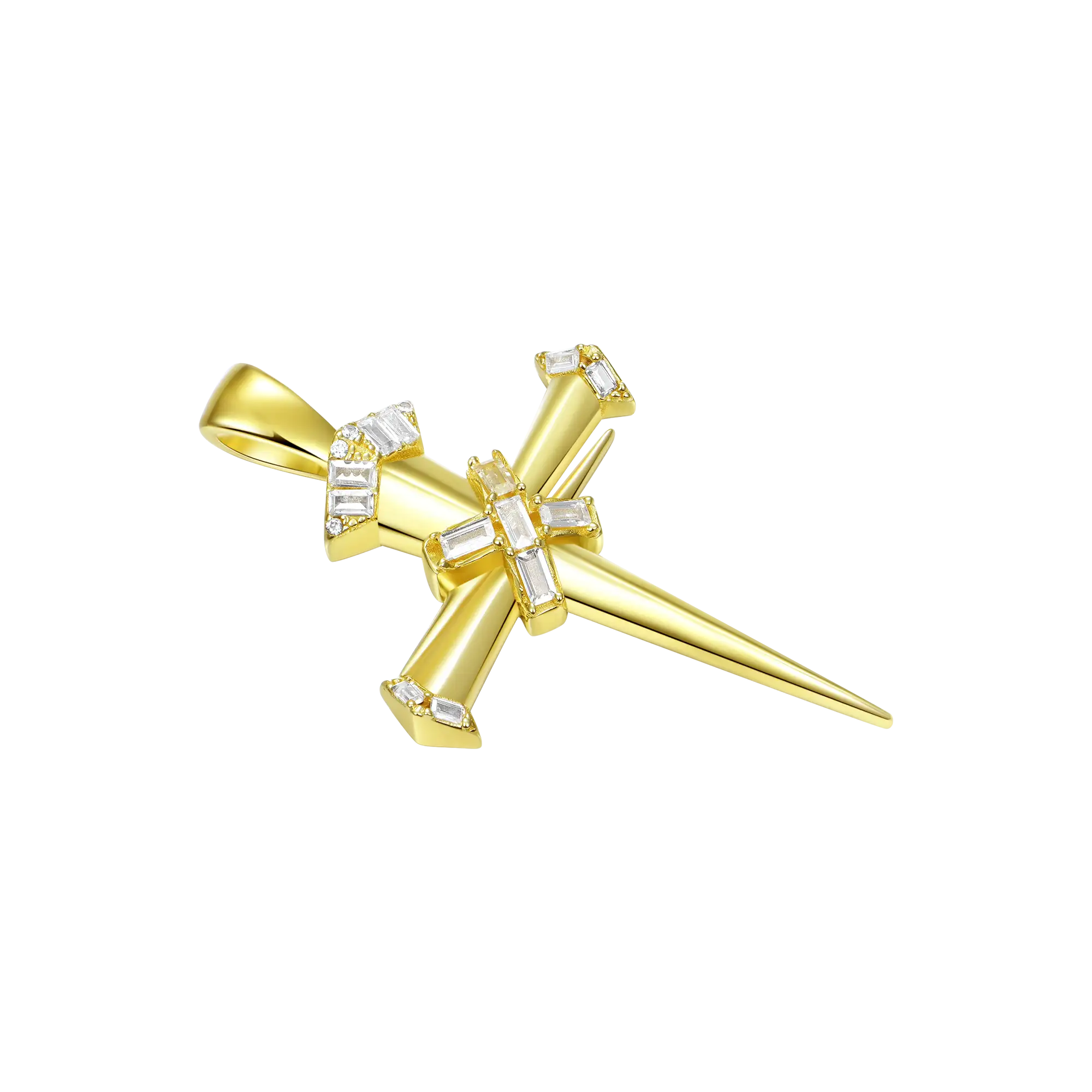 Sacred Mercy Nail Cross Pendant - Image 5