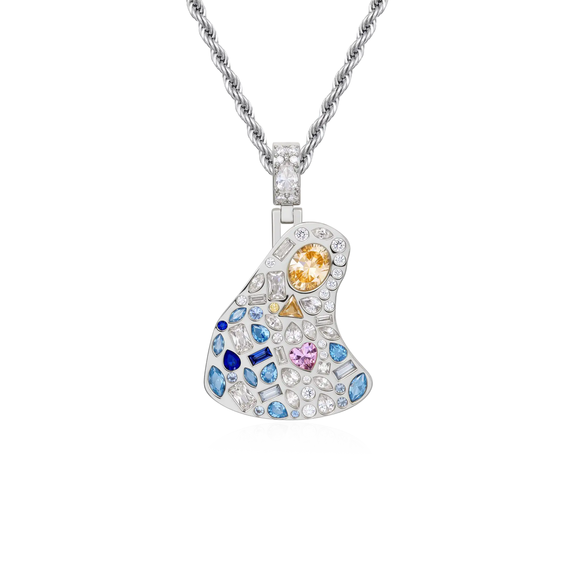 Sacred Mosaic Mary Pendant - Image 10