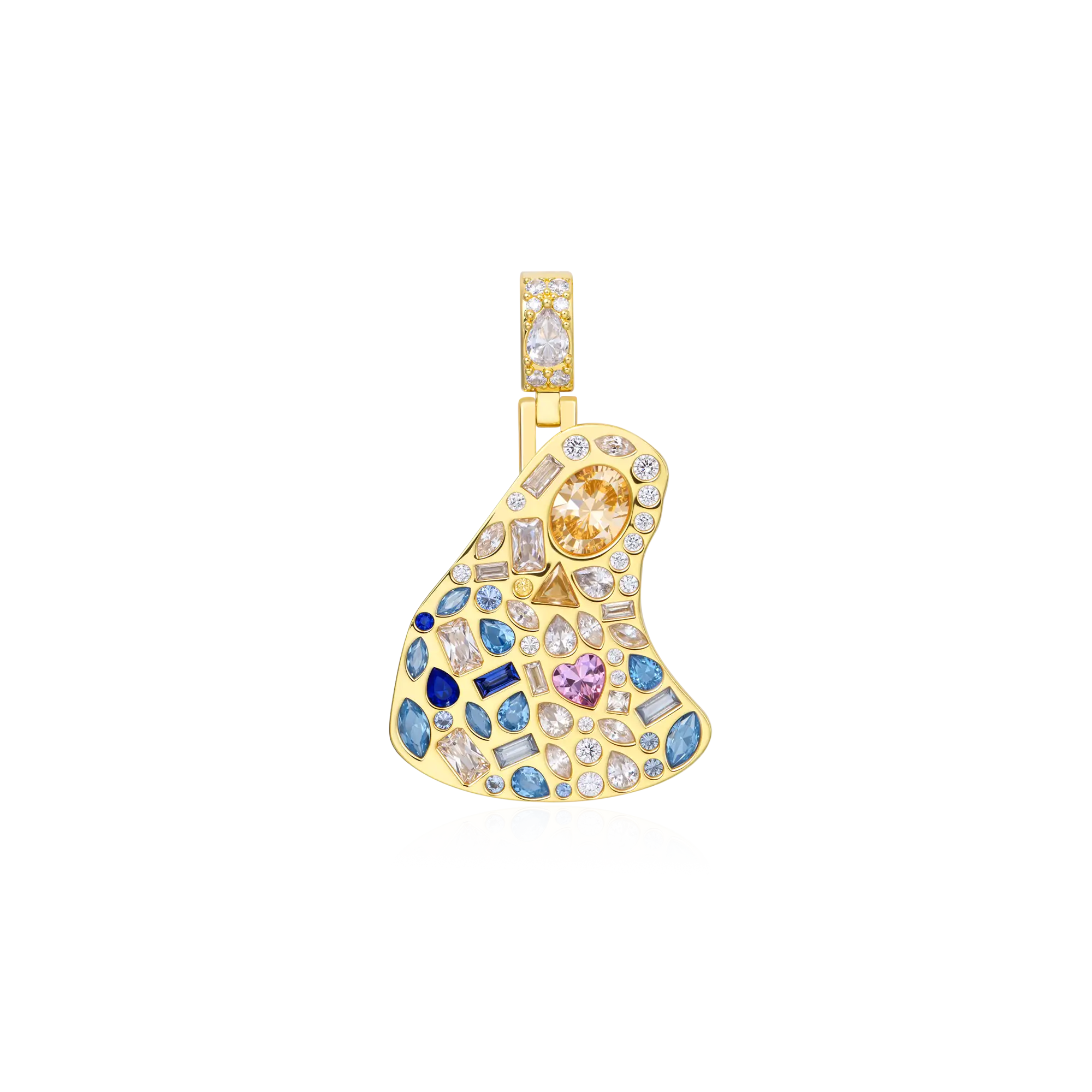 Sacred Mosaic Mary Pendant - Image 11
