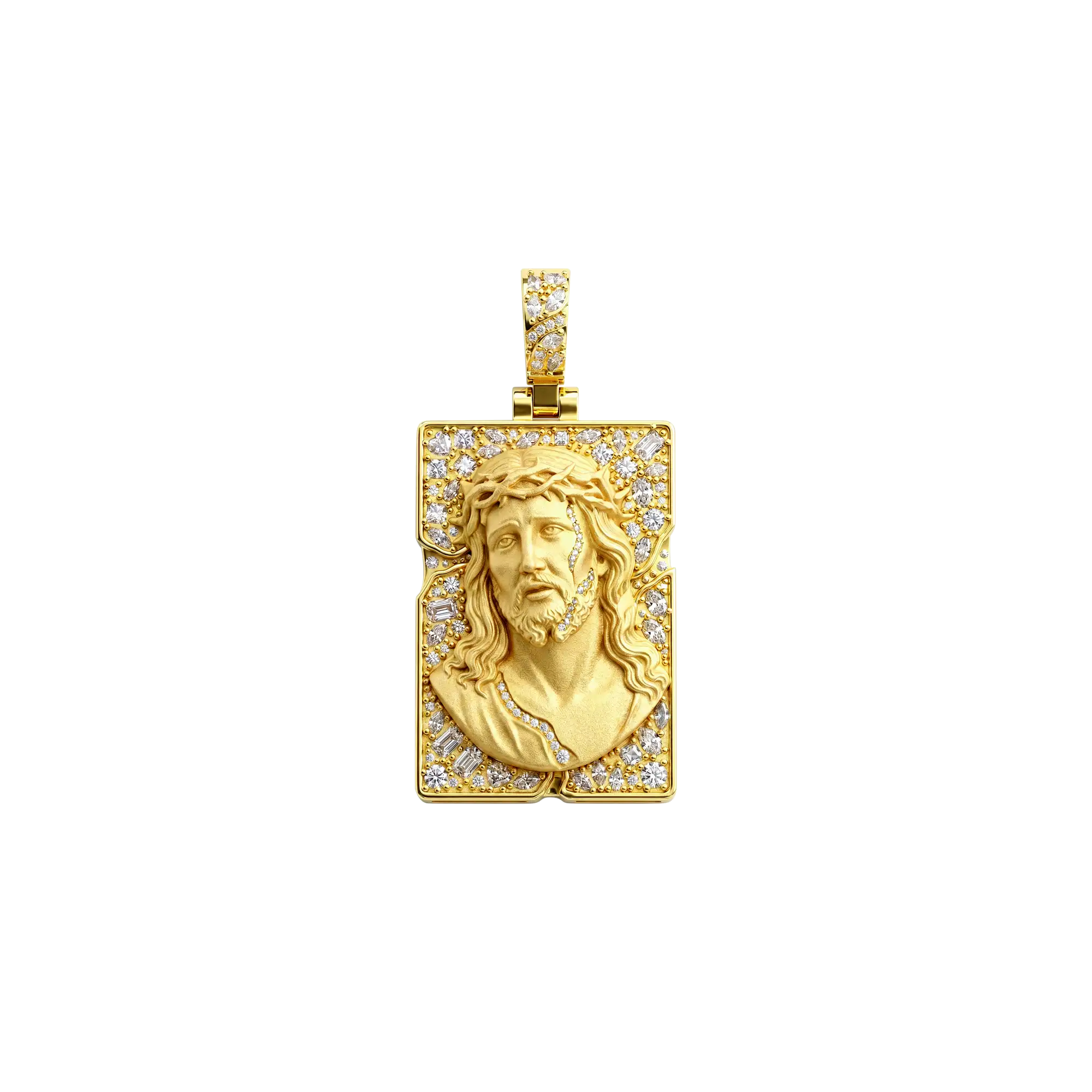 Sacred Portrait Jesus Pendant - Image 16