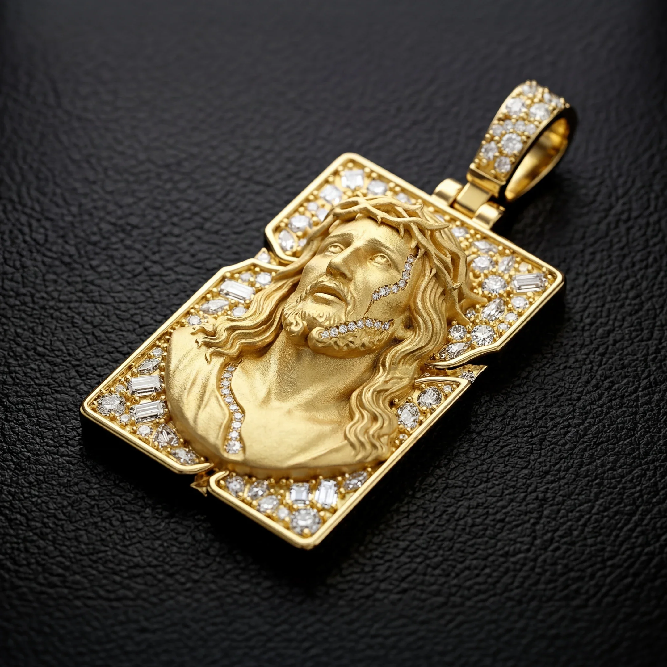 Sacred Portrait Jesus Pendant - Image 4