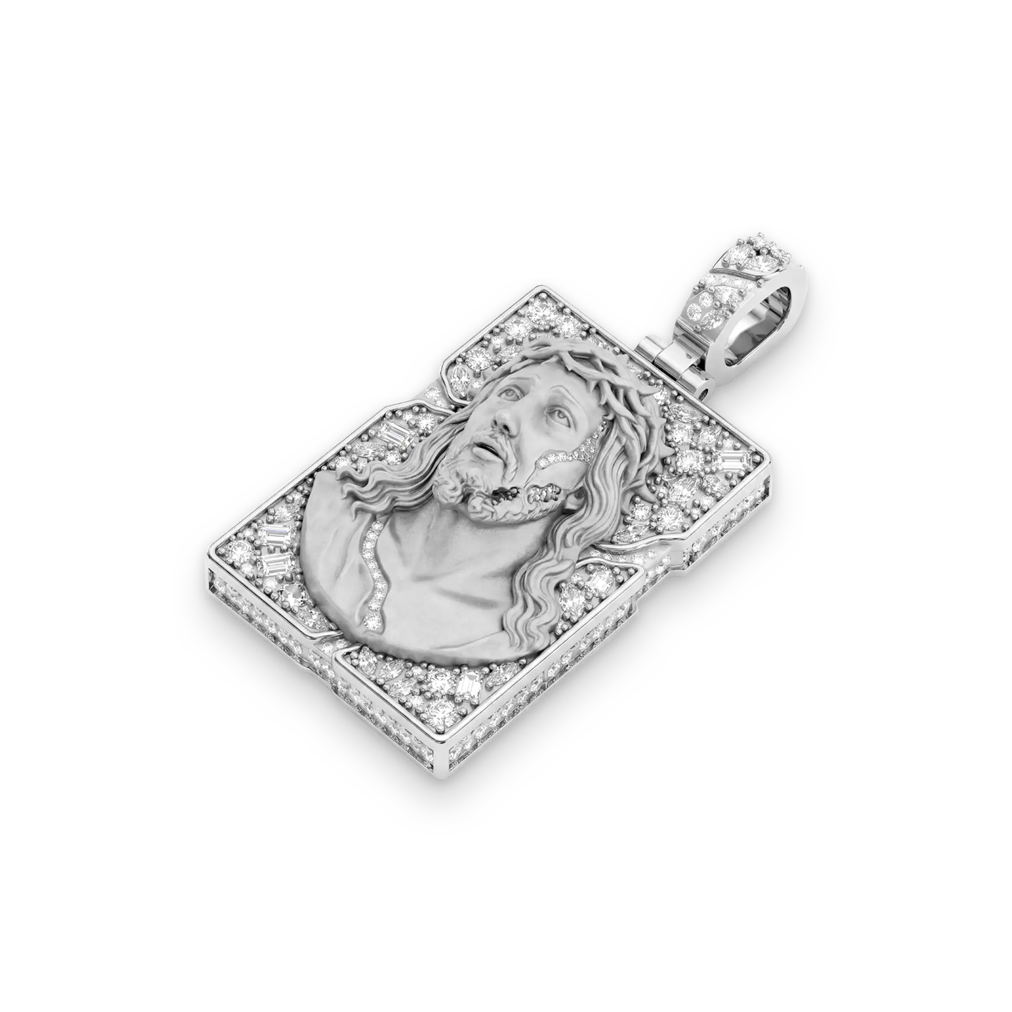 Sacred Portrait Jesus Pendant - Image 9