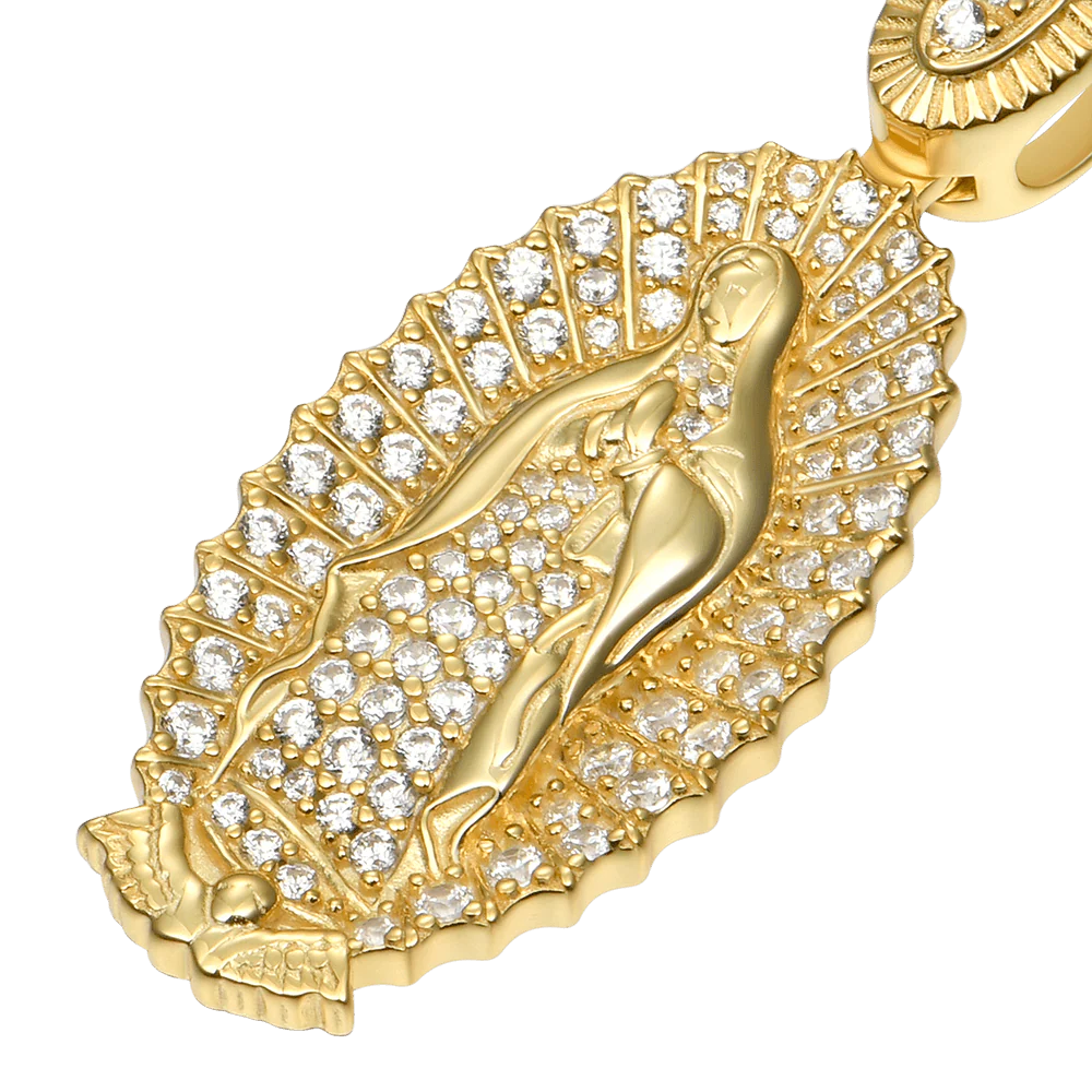Saint Mary Double Pendant & Chain Layer Set - Image 5