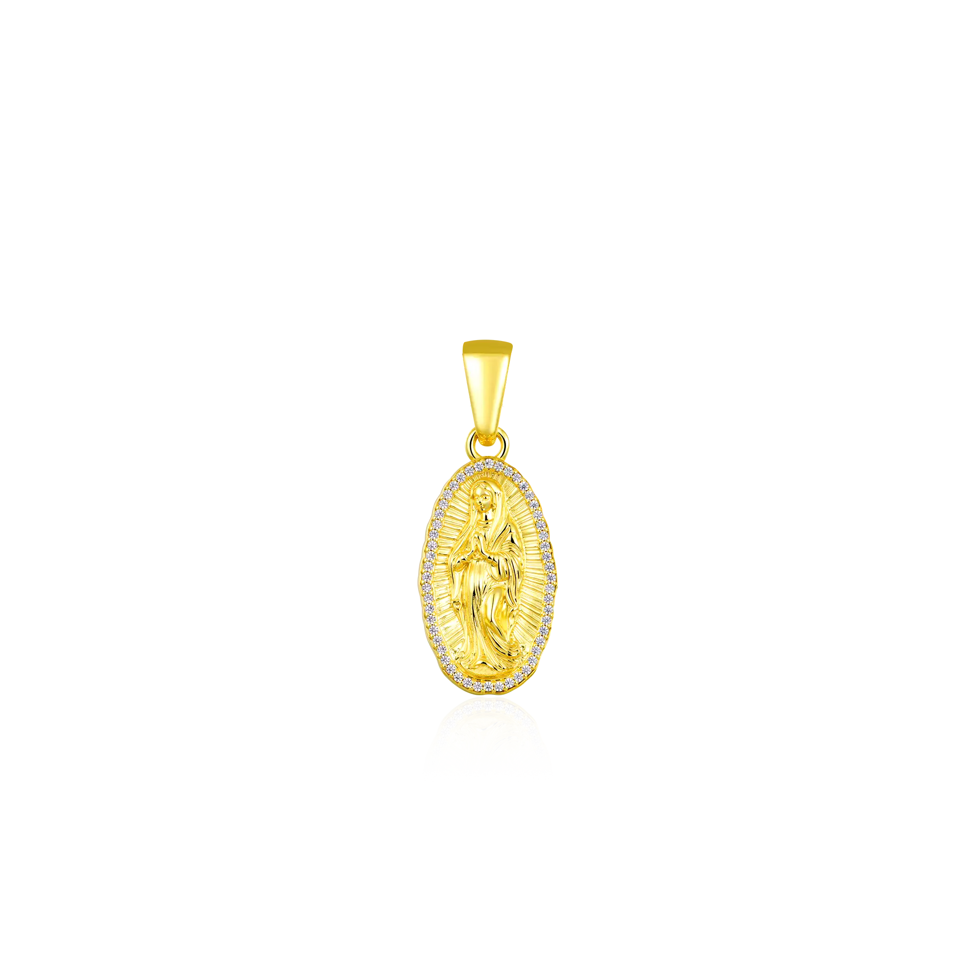 Saint Mary Pendant & Custom Virgin Mary Necklace Set - Image 11