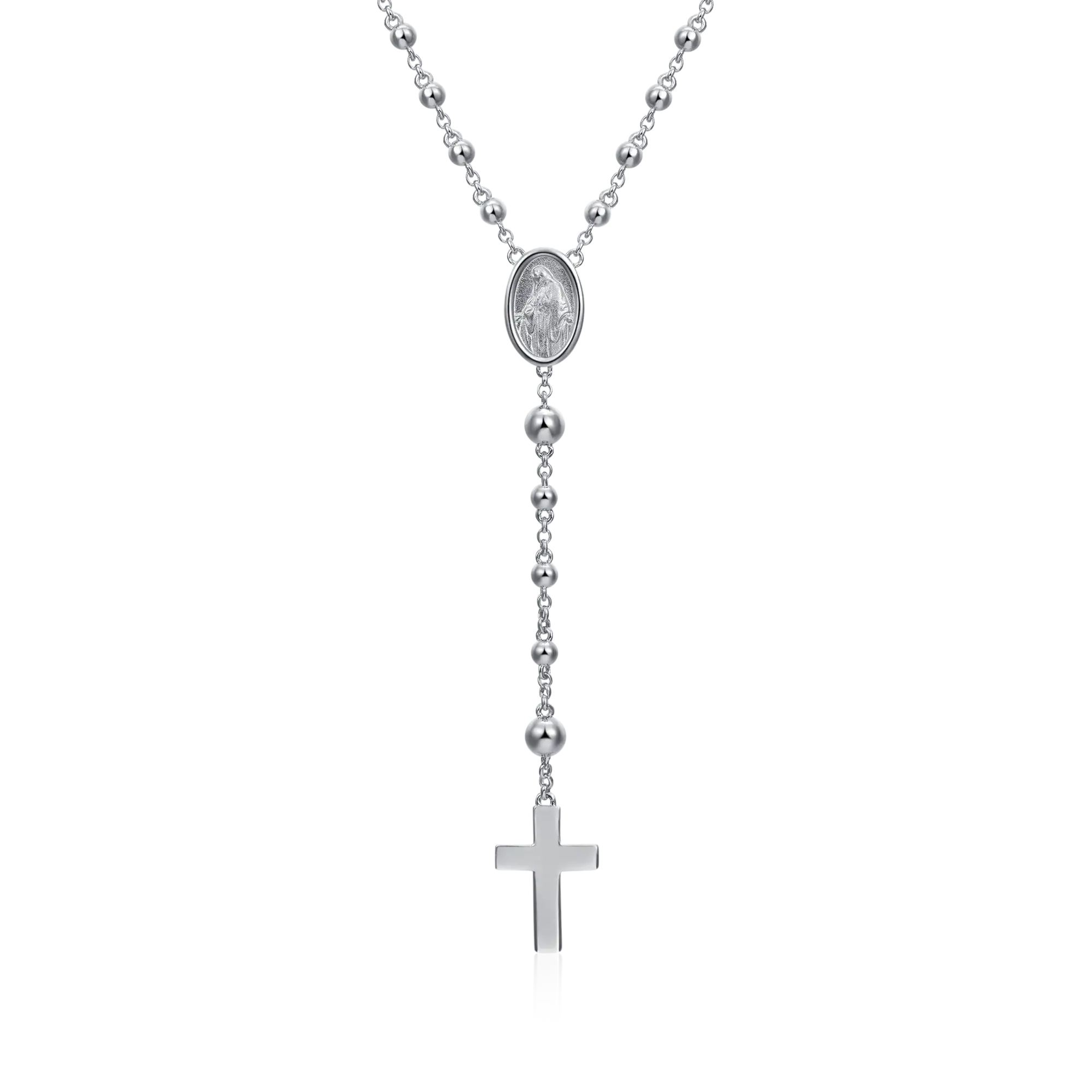 Saint Mary Pendant & Custom Virgin Mary Necklace Set - Image 5