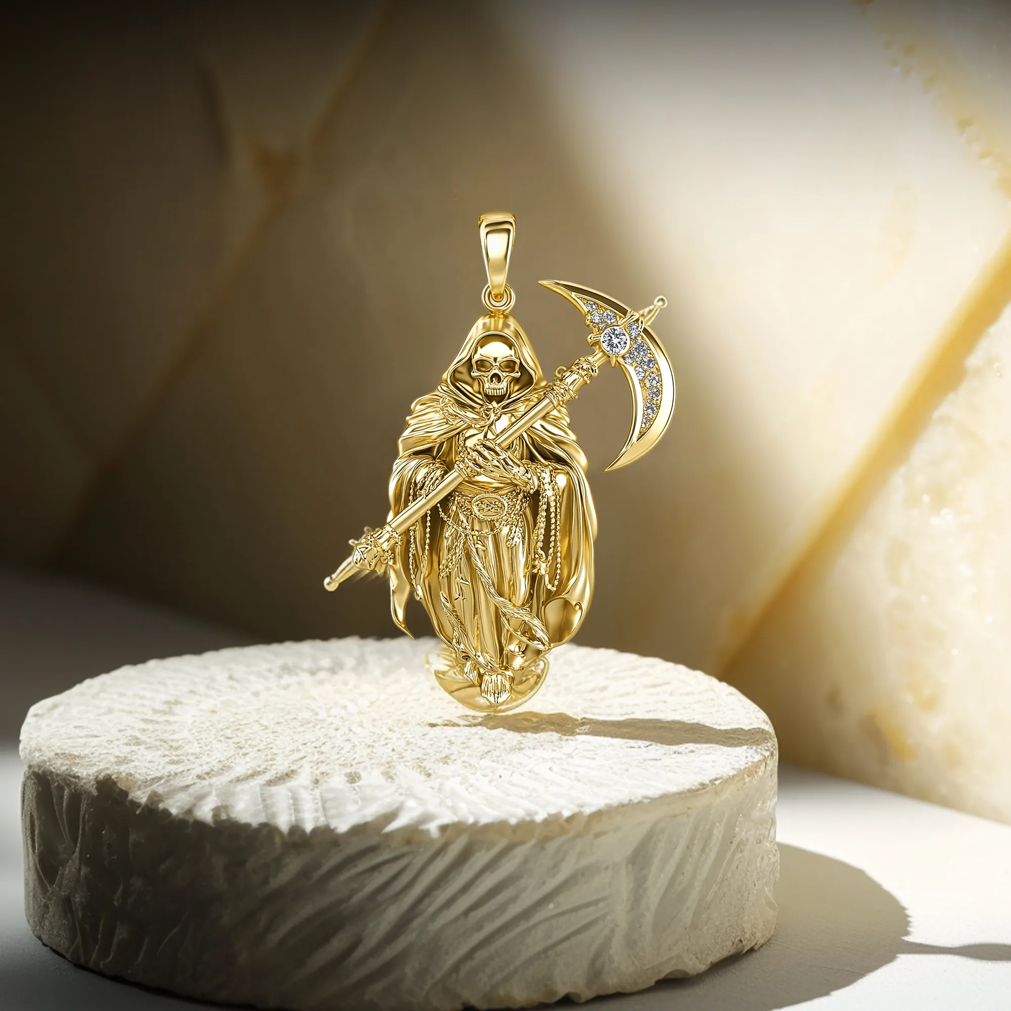 Santa Muerte Serenity Pendant - Image 3