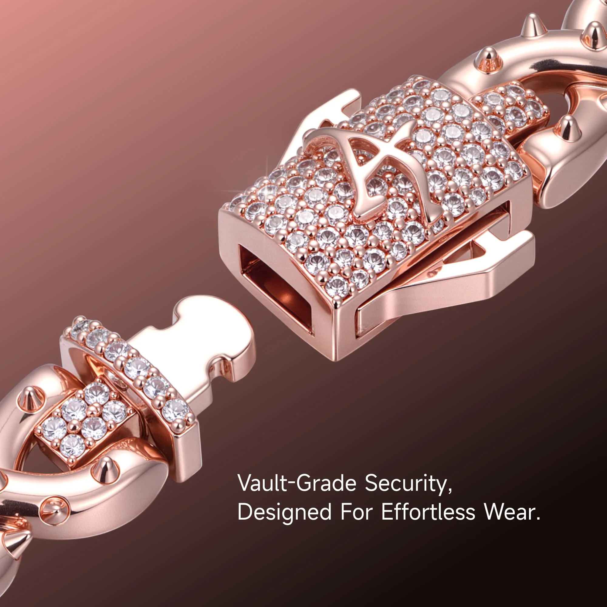 Sculpted Thorns Duo Chain & Bracelet Set - Image 3