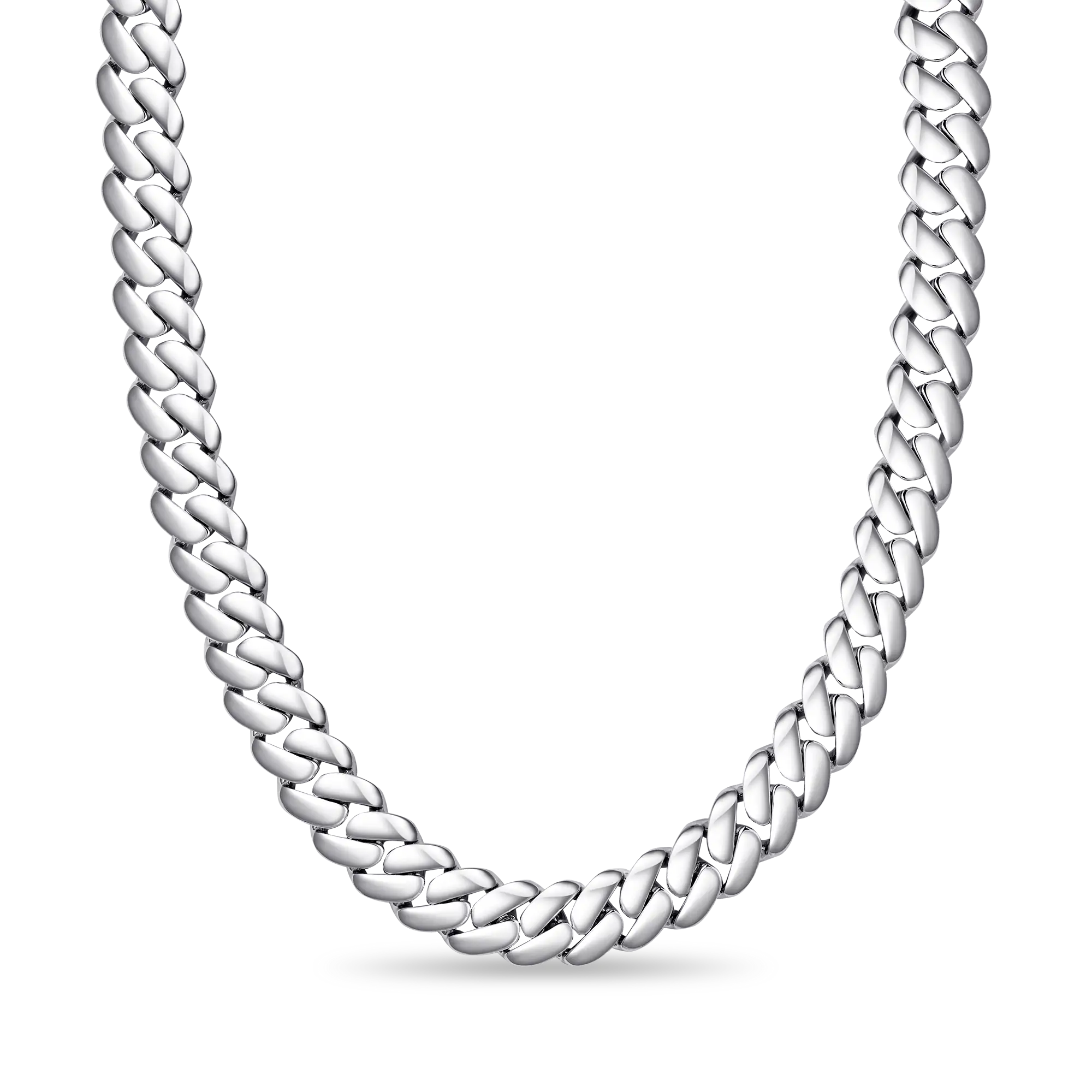 Solid Miami Cuban Chain & Wallet Chain - 12mm - Image 4