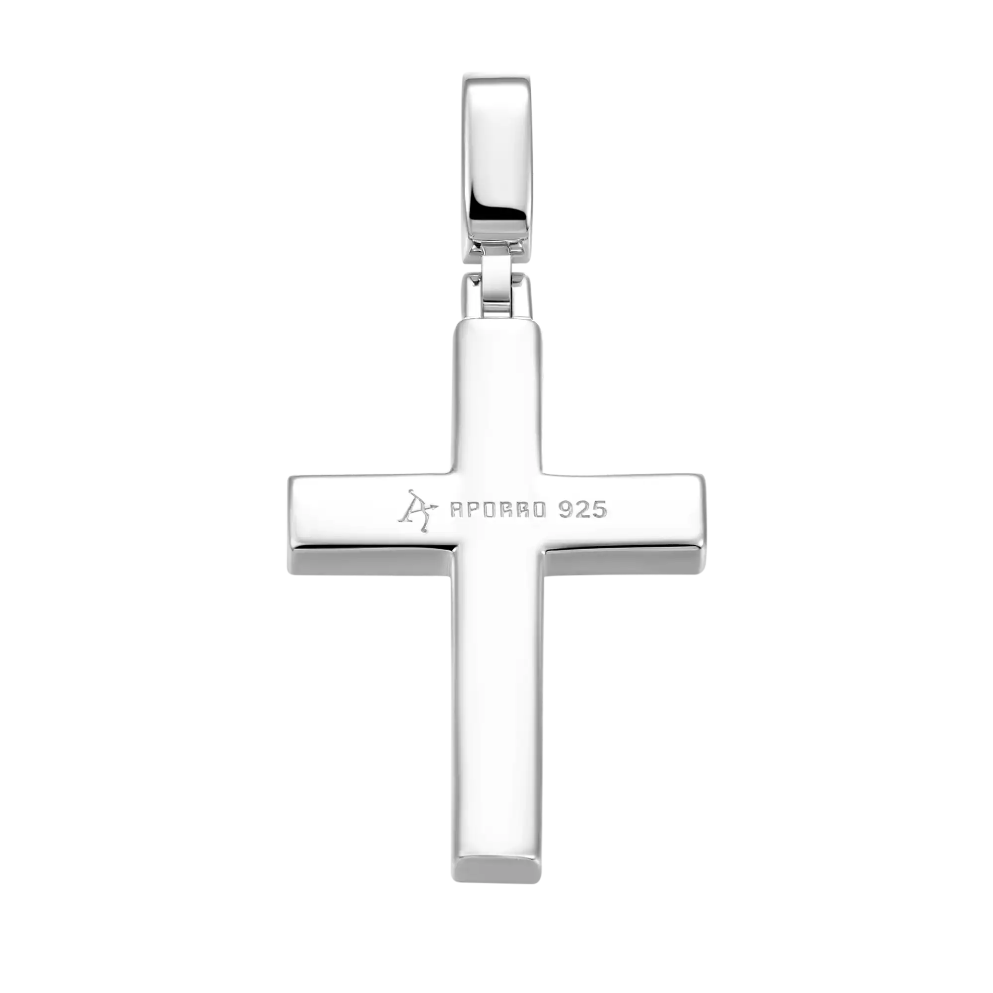 Solid Tennis Cross Pendant & Chain Trinity Set - Image 12
