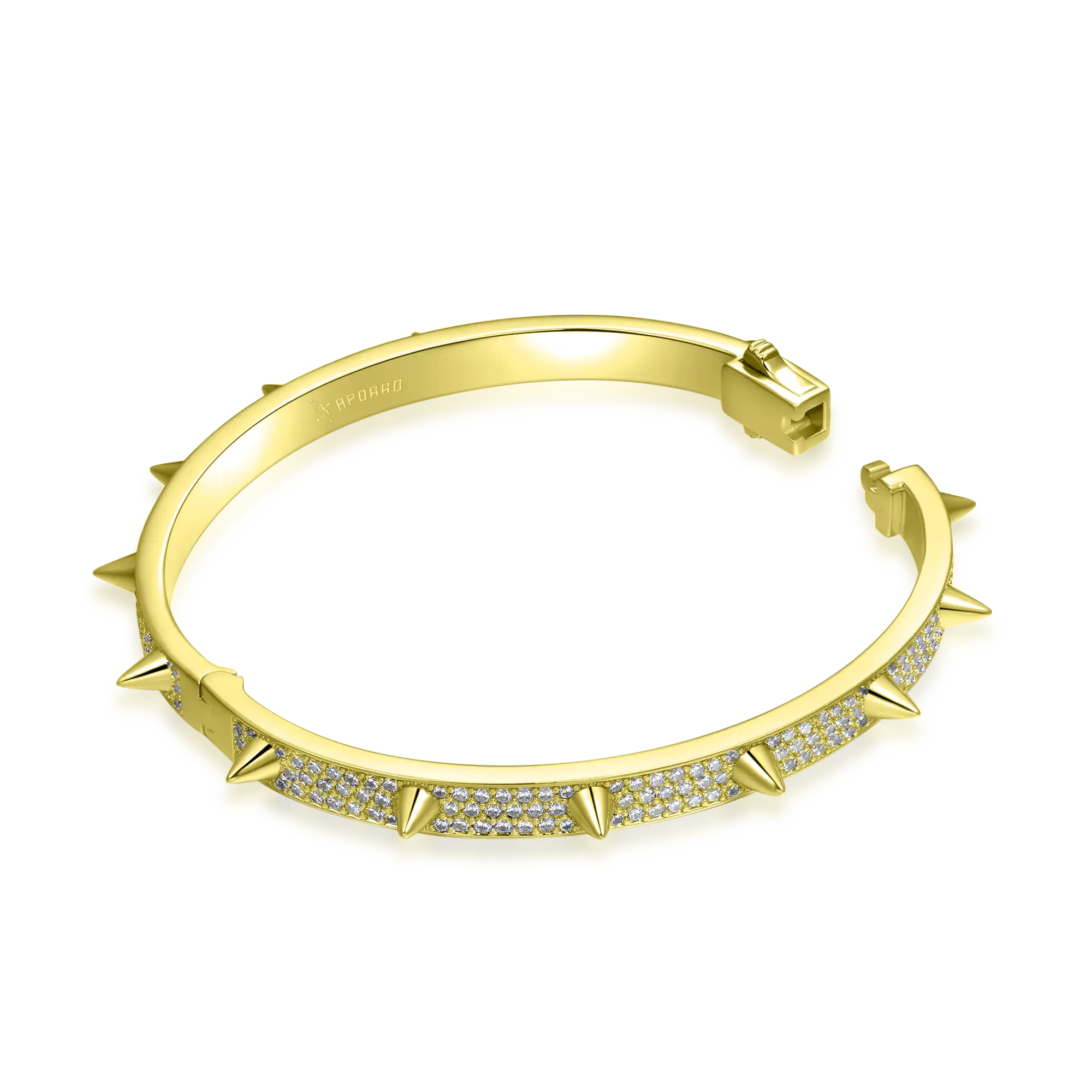 Spike Bangle Bracelet - 7mm - Image 4