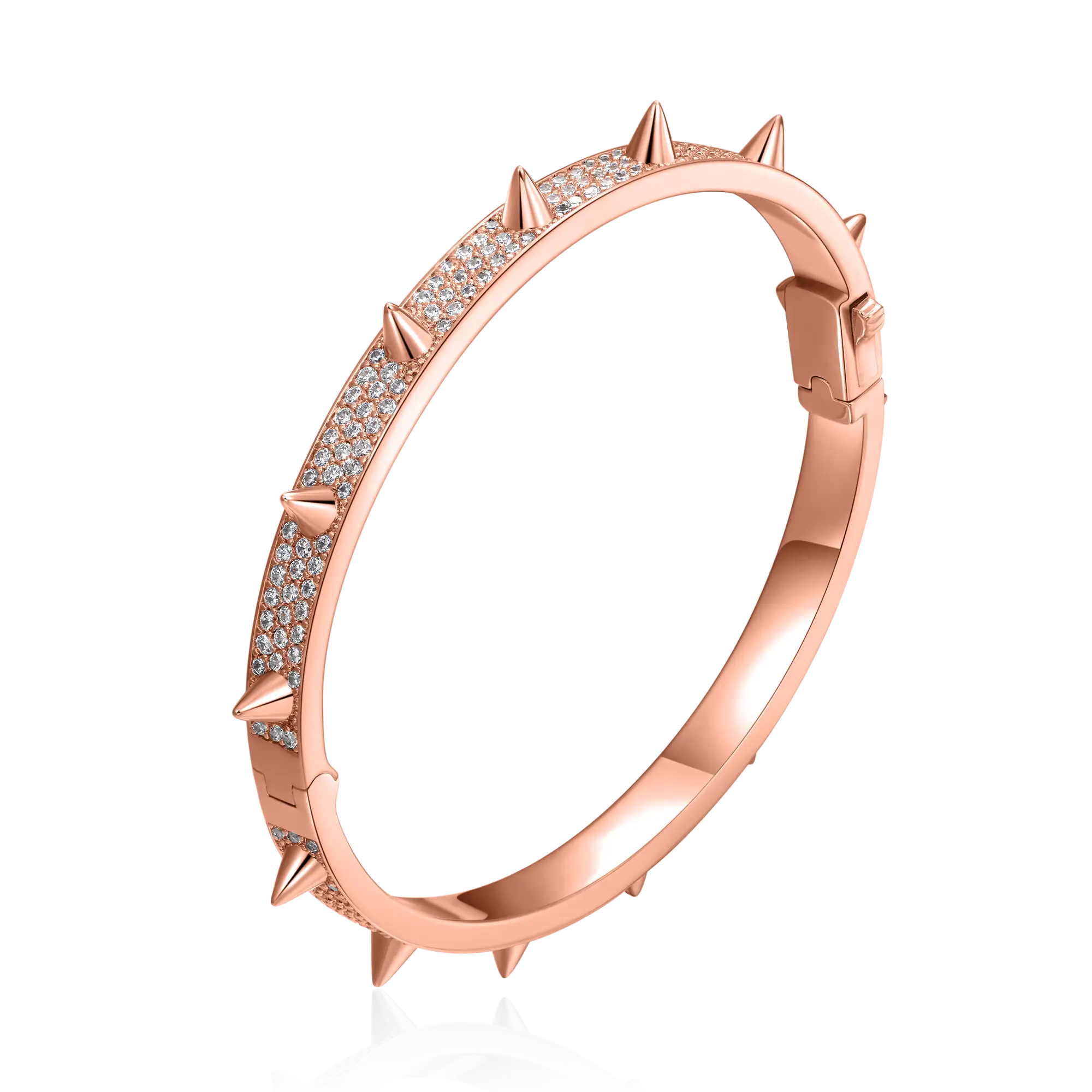 Spike Bangle Bracelet - 7mm - Image 9