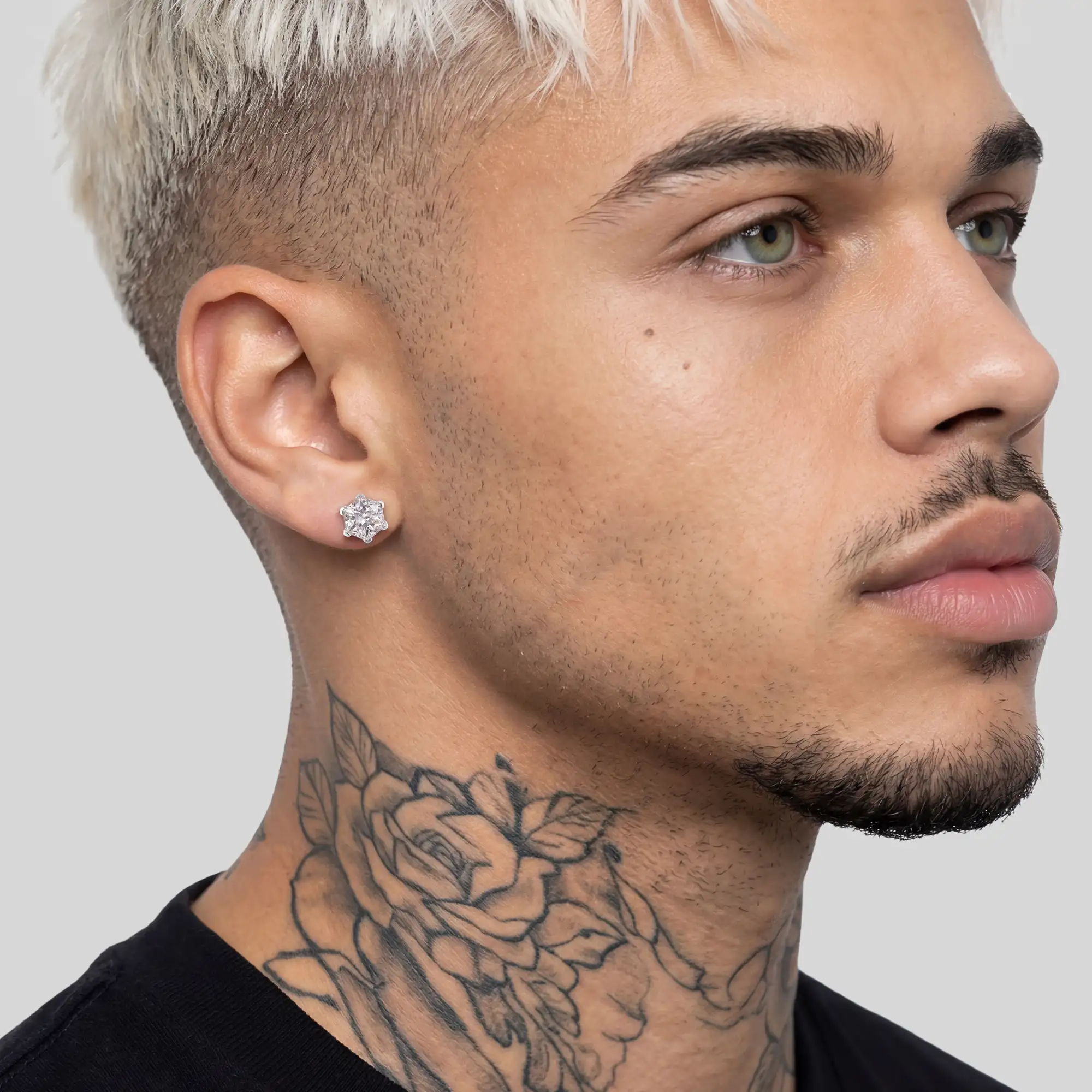 Taille Impératrice Cut Stud Earring - Image 3
