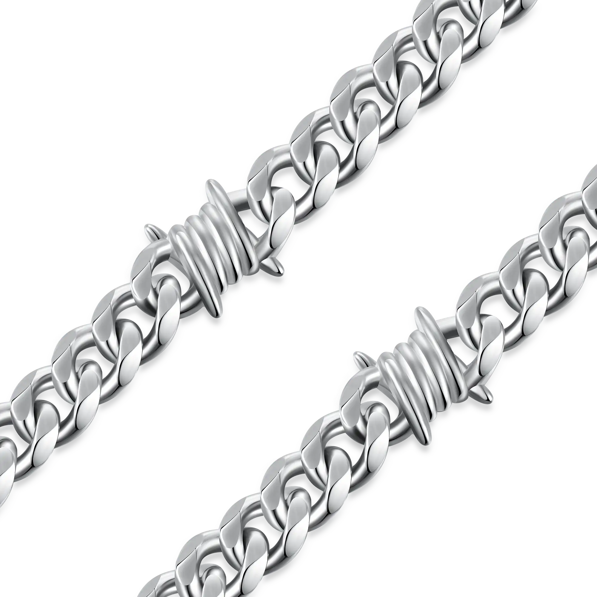 Thorned Cuban & G-Link Wallet Chain Bundle - Image 5