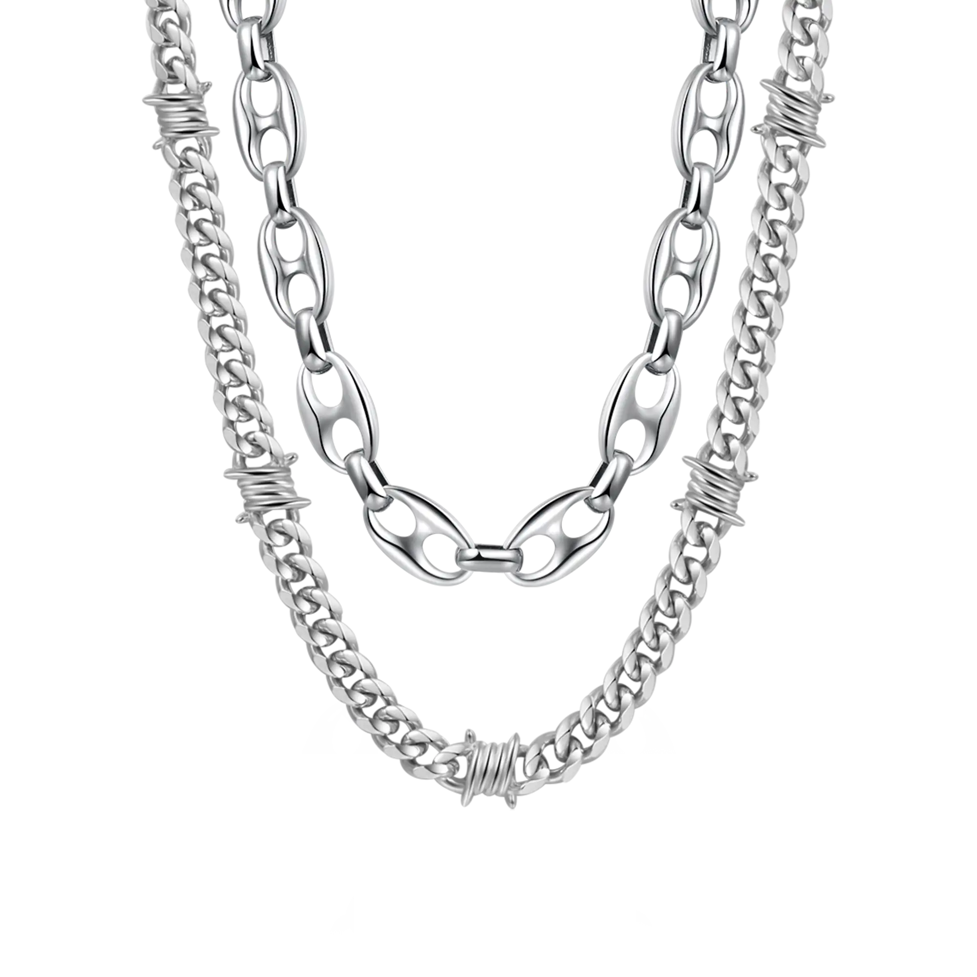 Thorned Cuban & G-Link Wallet Chain Bundle - Image 7