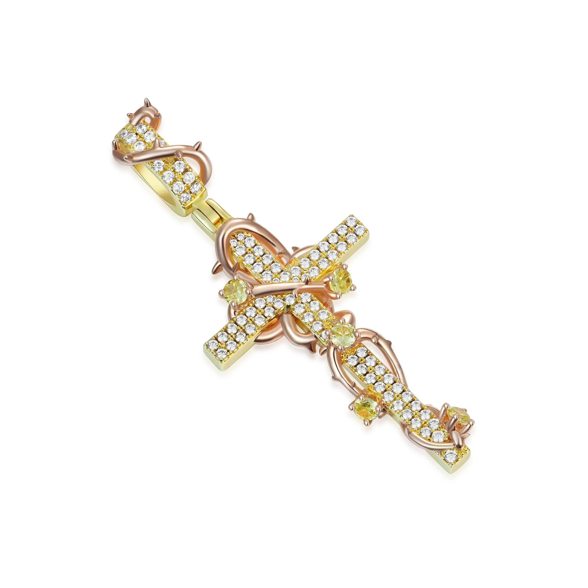 Thorned Rose Cross Pendant - Image 10