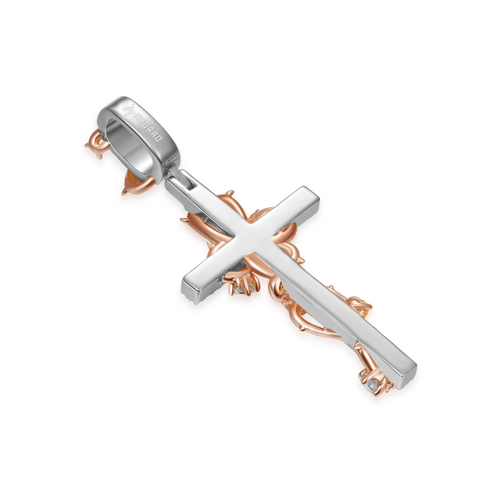 Thorned Rose Cross Pendant - Image 6