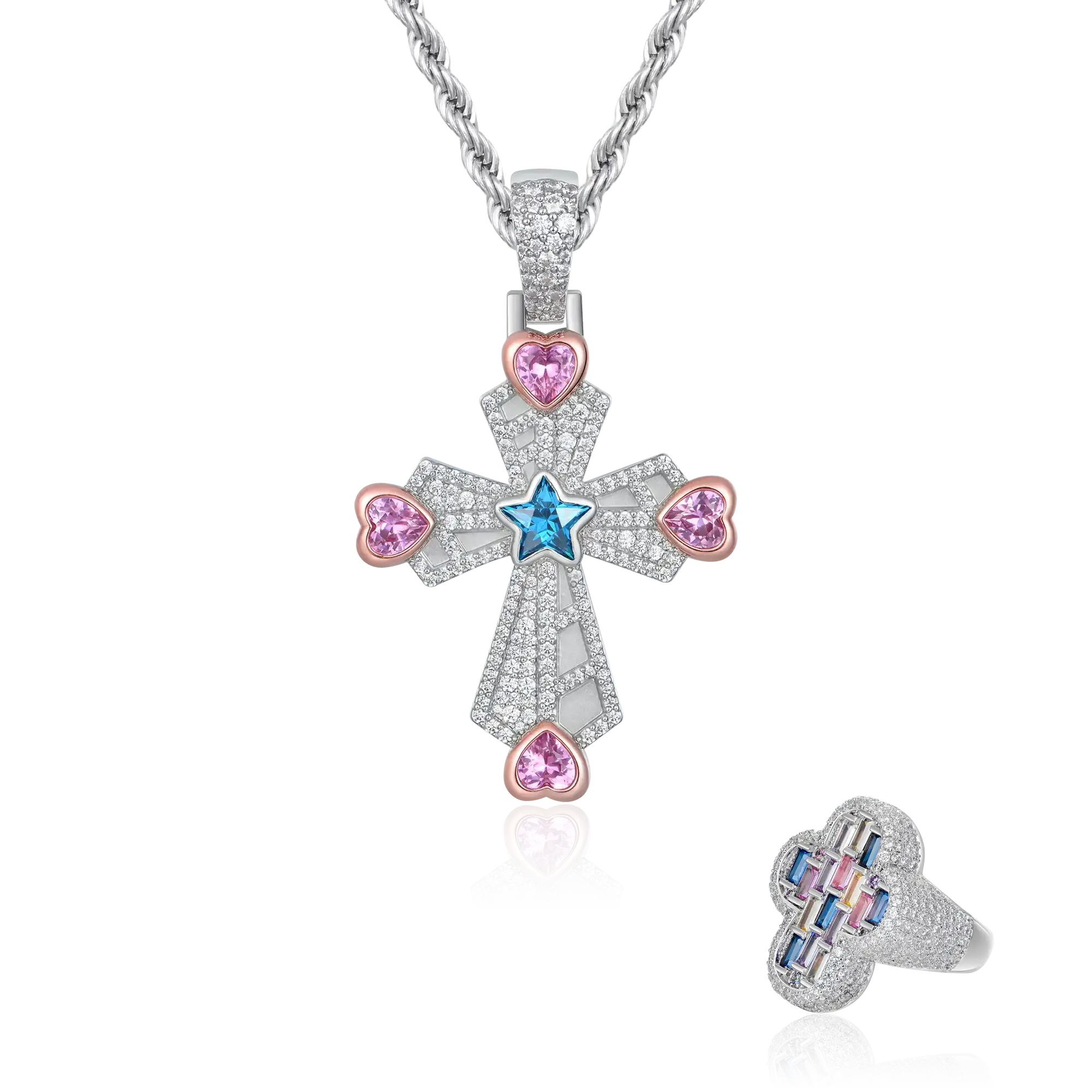 Vitraux Night Pendant & Ring Set - Image 2