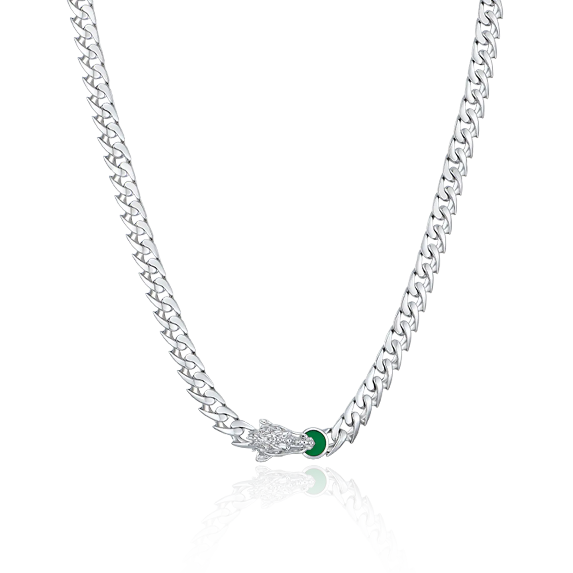 WONG Ⅱ Ridge Miami Cuban Curb Chain - 8mm
