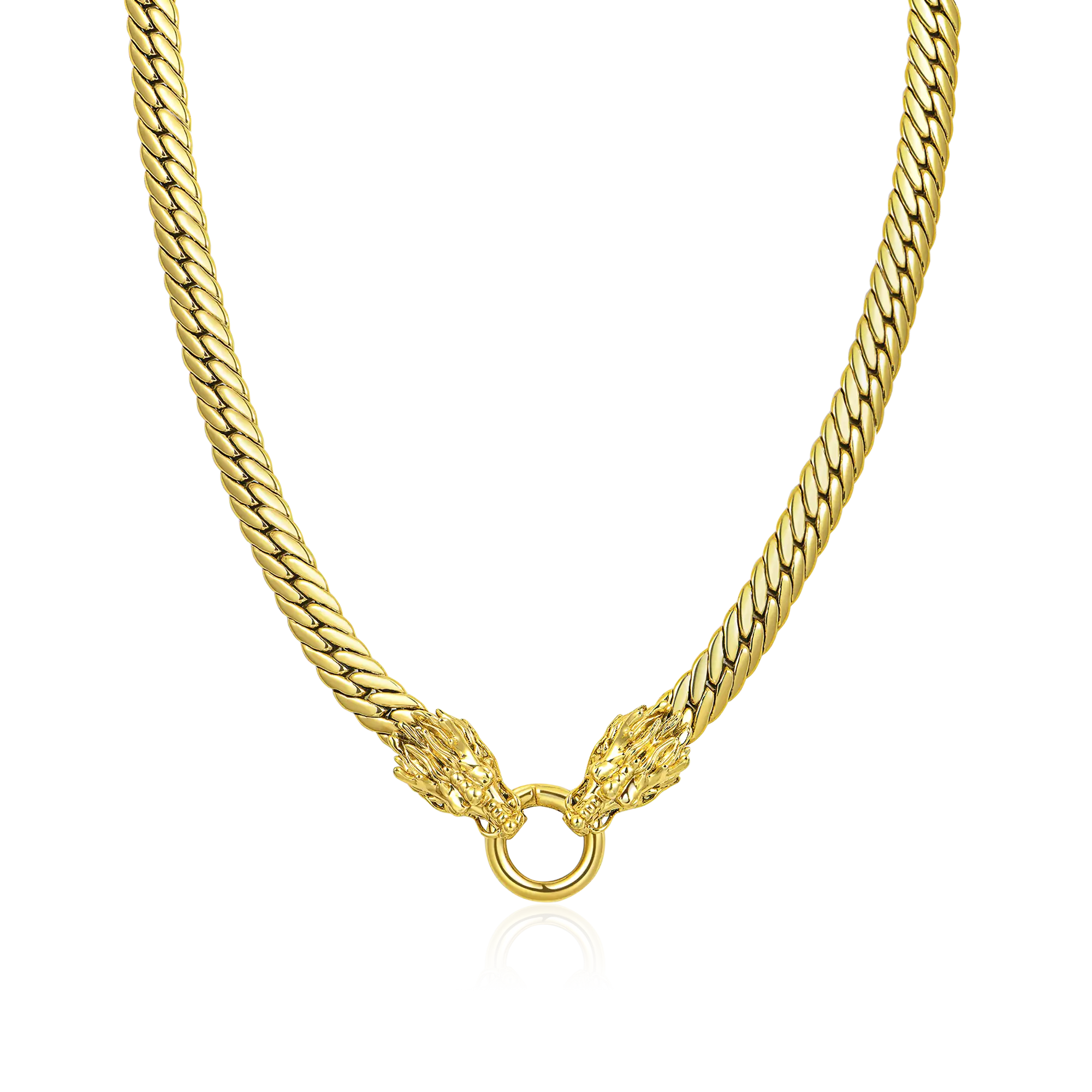 WONG Double Dragon Miami Cuban Chain - 8mm