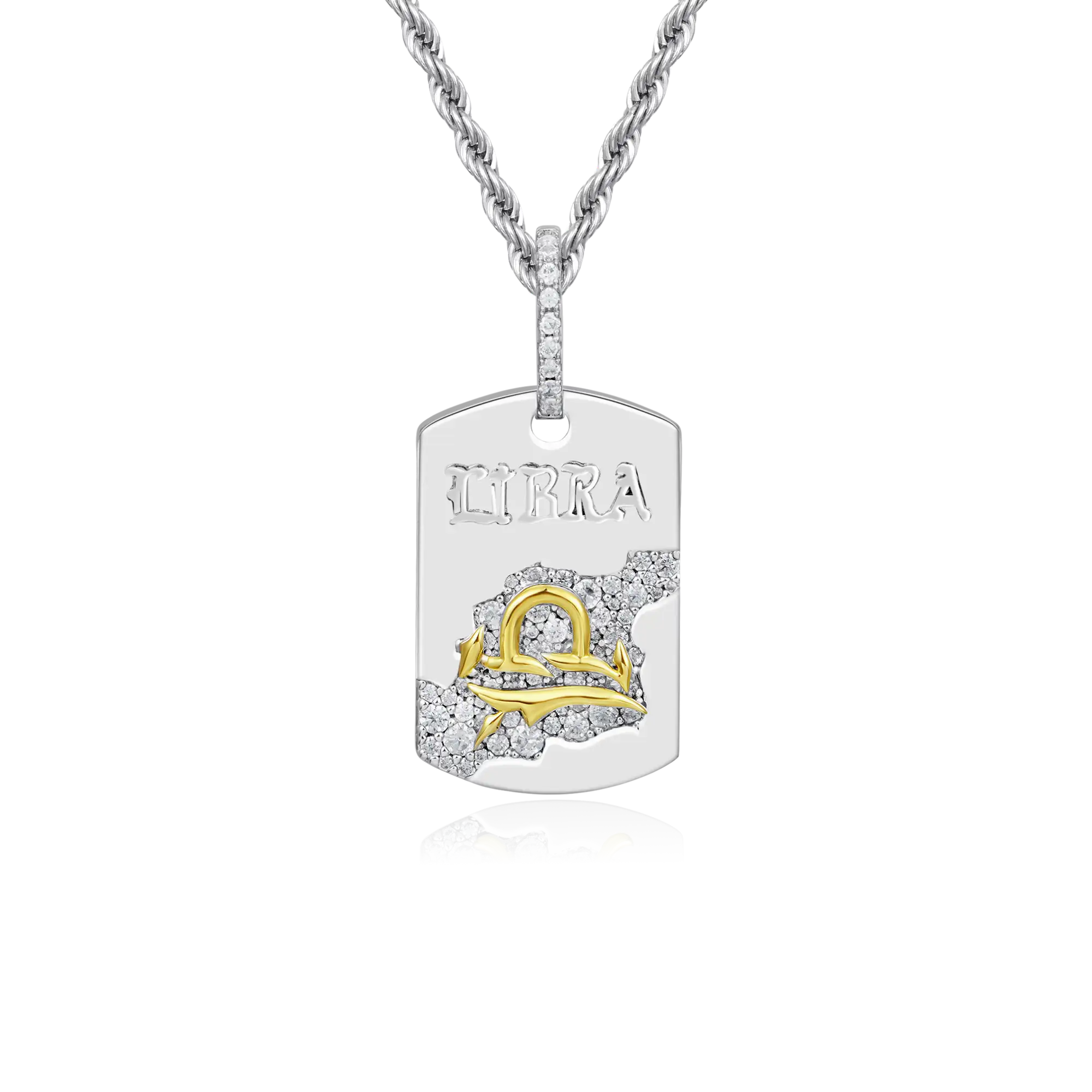 Zodiac Dog Tag Pendant - Image 5